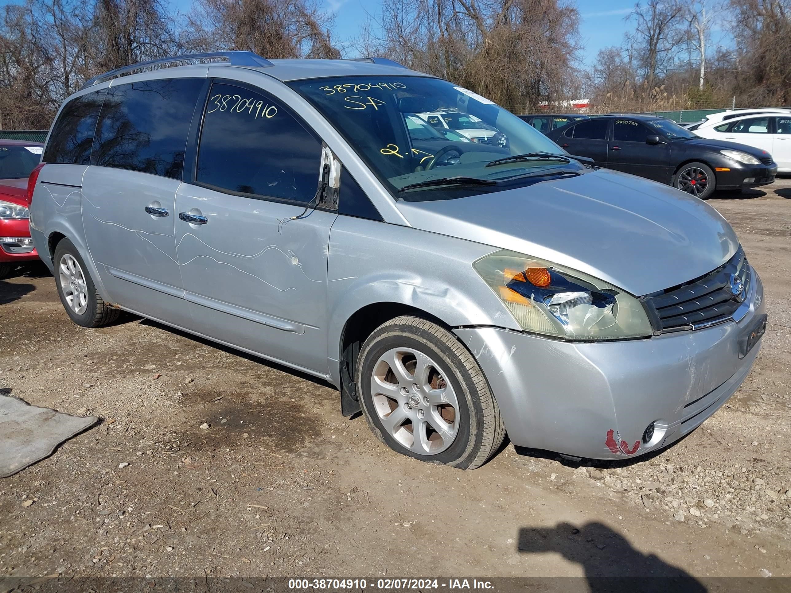 NISSAN QUEST 2007 5n1bv28ux7n106171