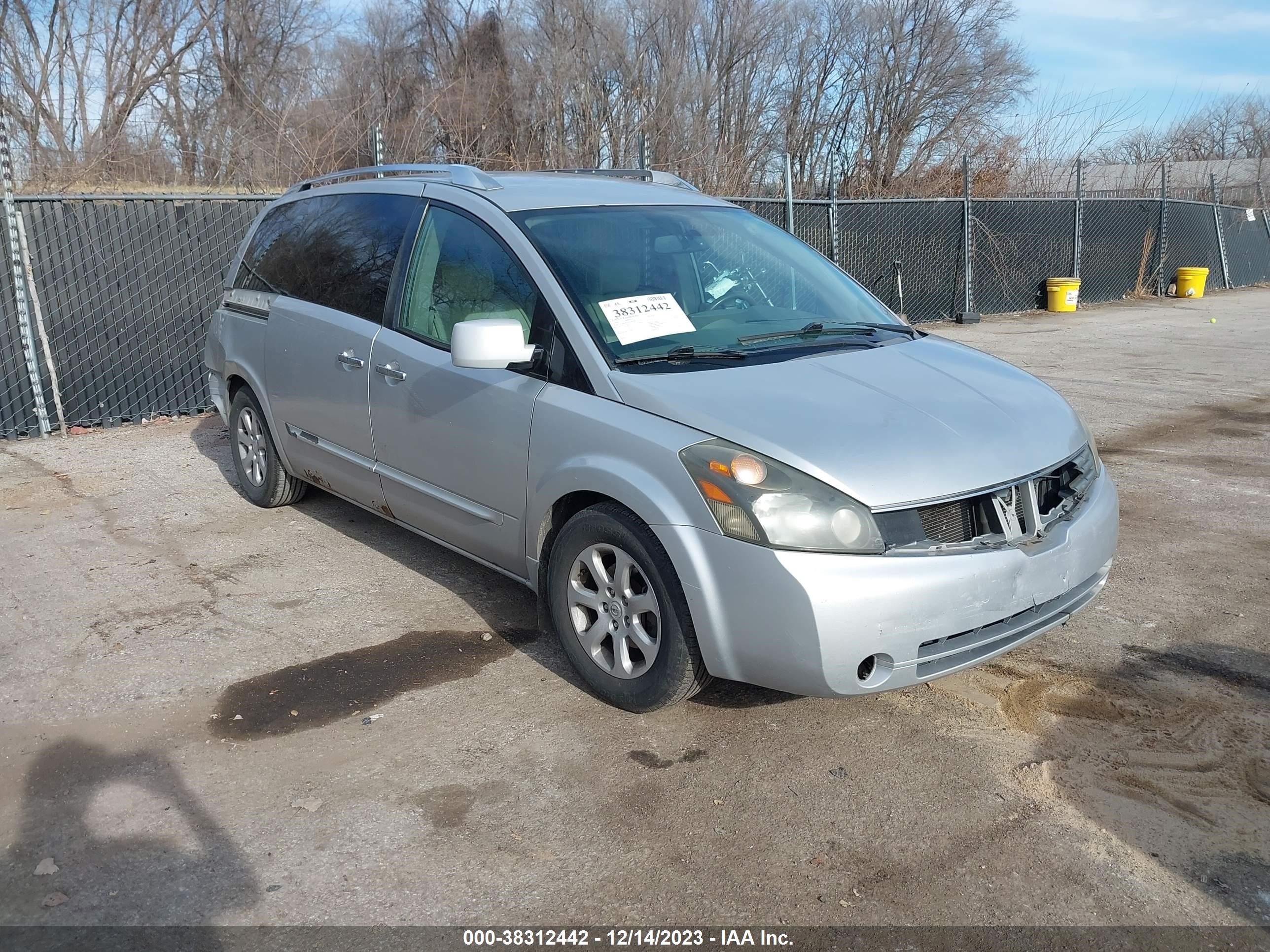 NISSAN QUEST 2009 5n1bv28ux9n105508