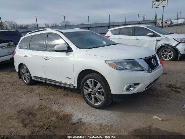 NISSAN PATHFINDER HYBRID 2014 5n1cr2mm5ec662234