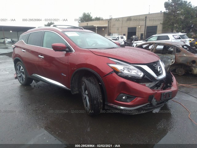 NISSAN MURANO 2016 5n1cz2mh3gn153317