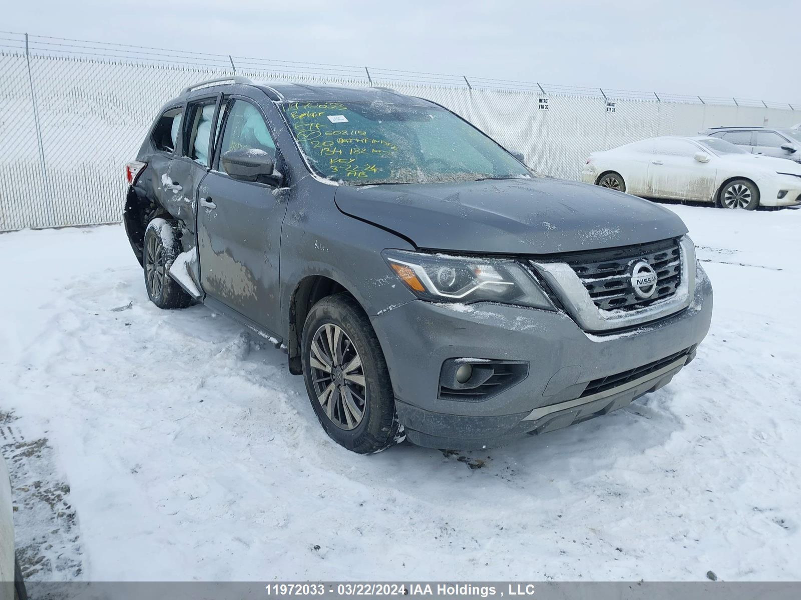 NISSAN PATHFINDER 2020 5n1dr2bm4lc608119