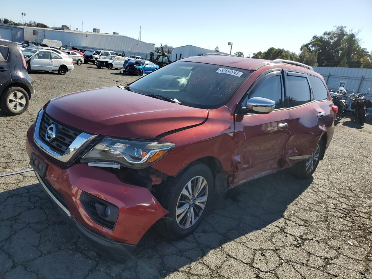 NISSAN PATHFINDER 2017 5n1dr2mm3hc647742