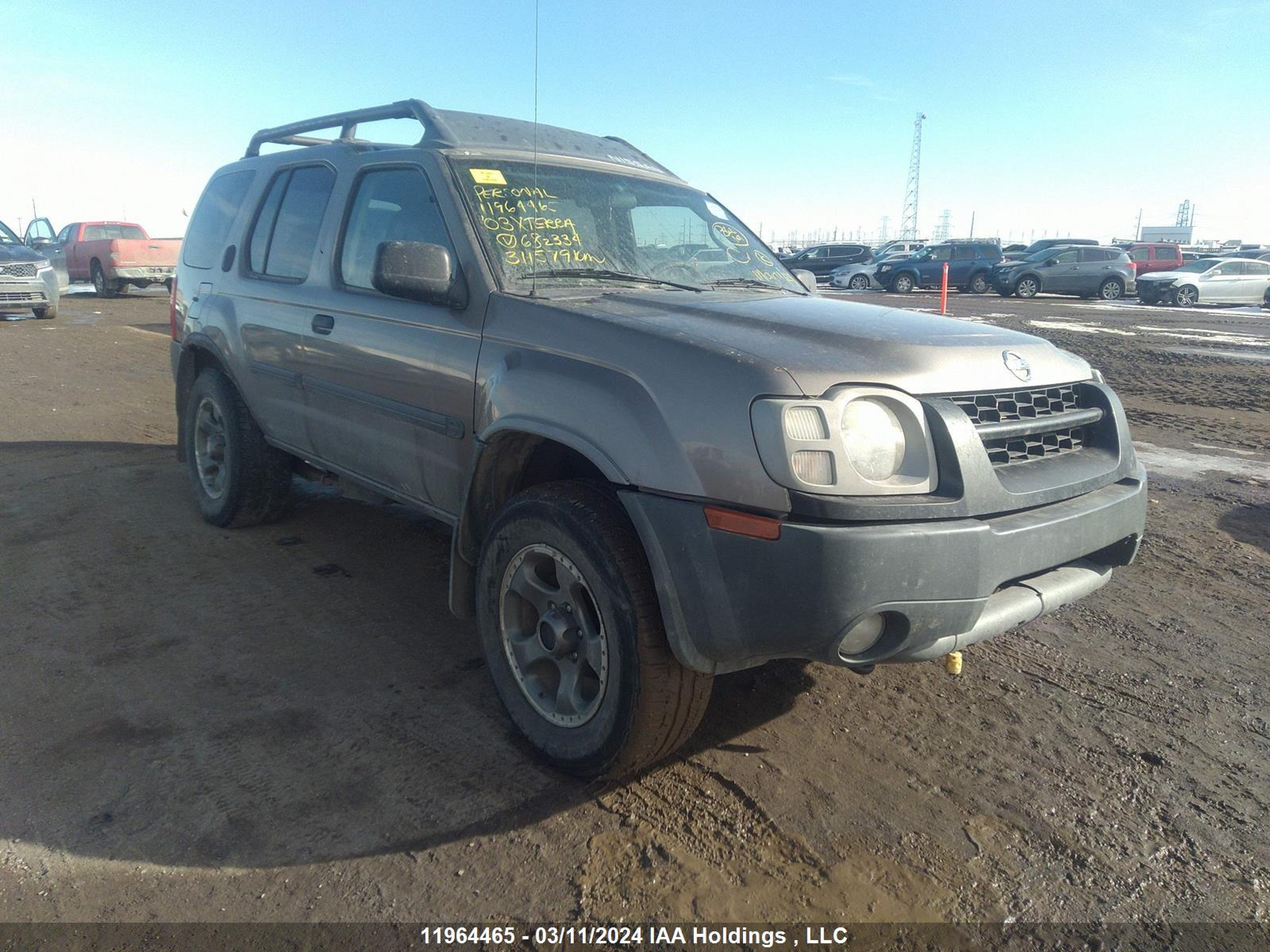 NISSAN XTERRA 2003 5n1md28y33c682334