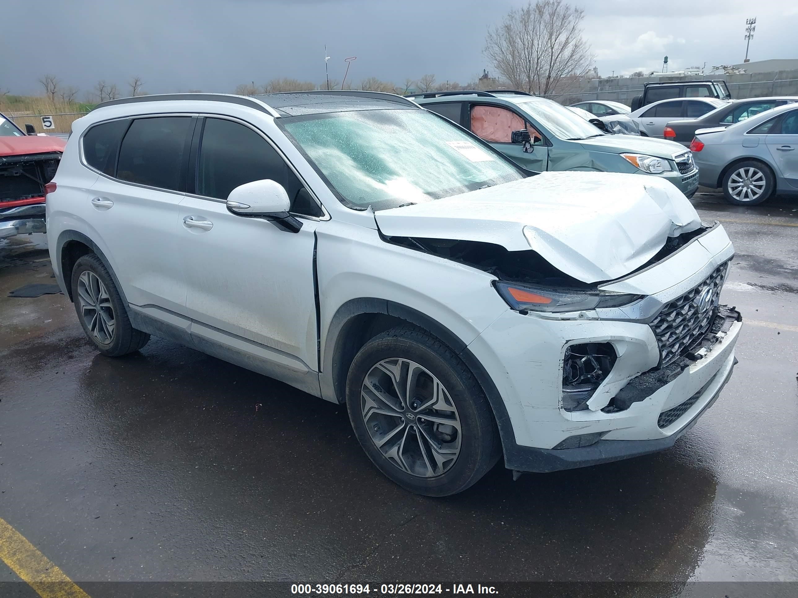 HYUNDAI SANTA FE 2019 5nms5caa0kh041606