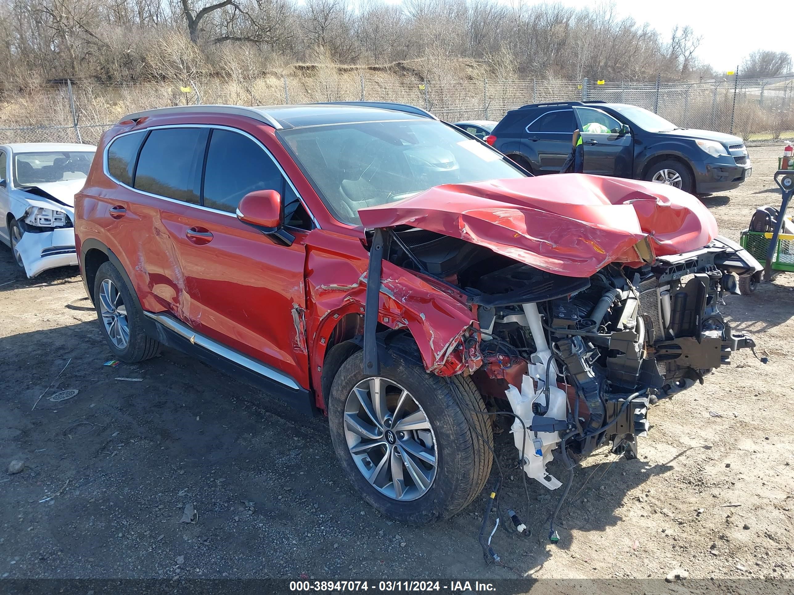 HYUNDAI SANTA FE 2019 5nms5cad2kh063780