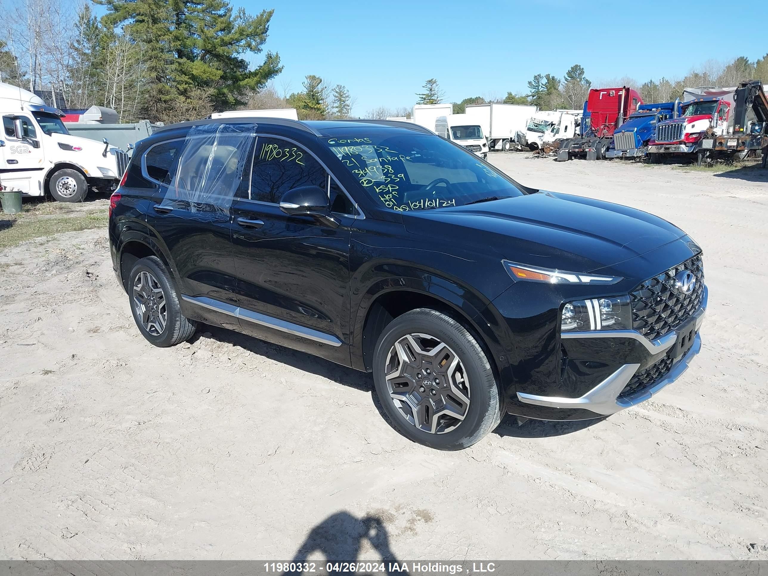 HYUNDAI SANTA FE 2021 5nms5dal7mh314938