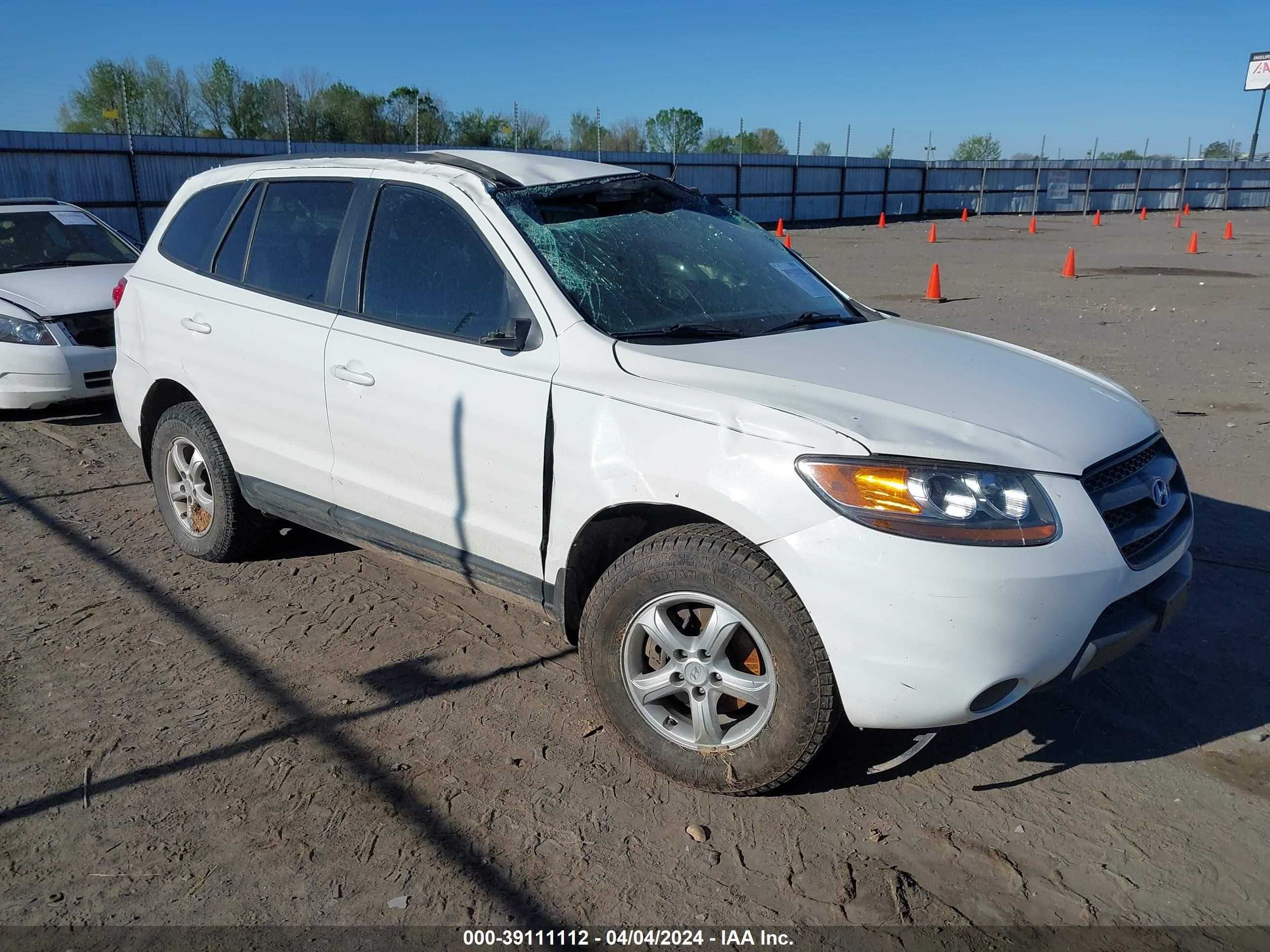 HYUNDAI SANTA FE 2008 5nmsg13d08h206990