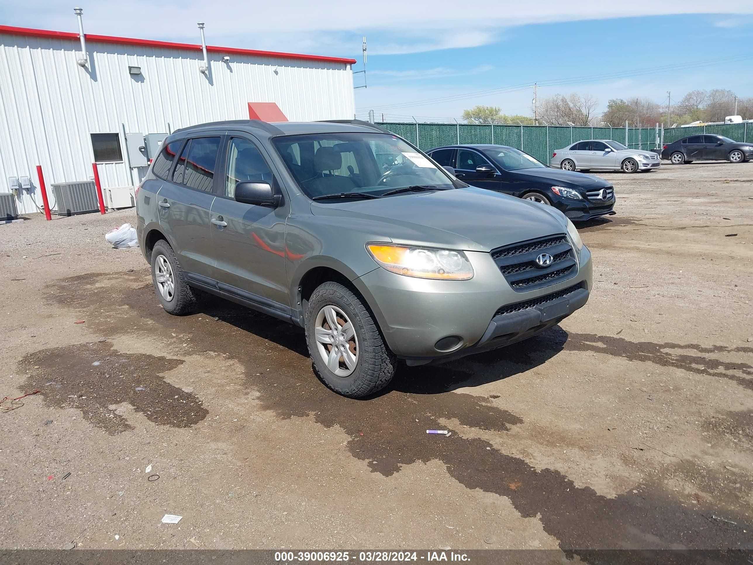 HYUNDAI SANTA FE 2009 5nmsg13d09h329139