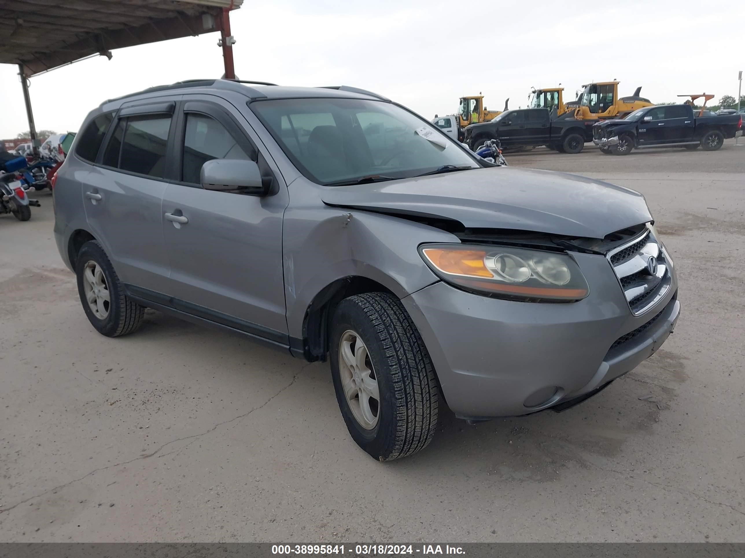 HYUNDAI SANTA FE 2007 5nmsg13d17h067337