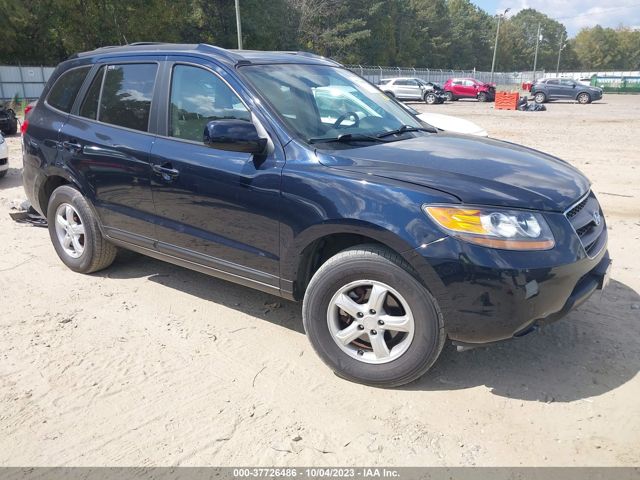 HYUNDAI SANTA FE 2007 5nmsg13d17h092870