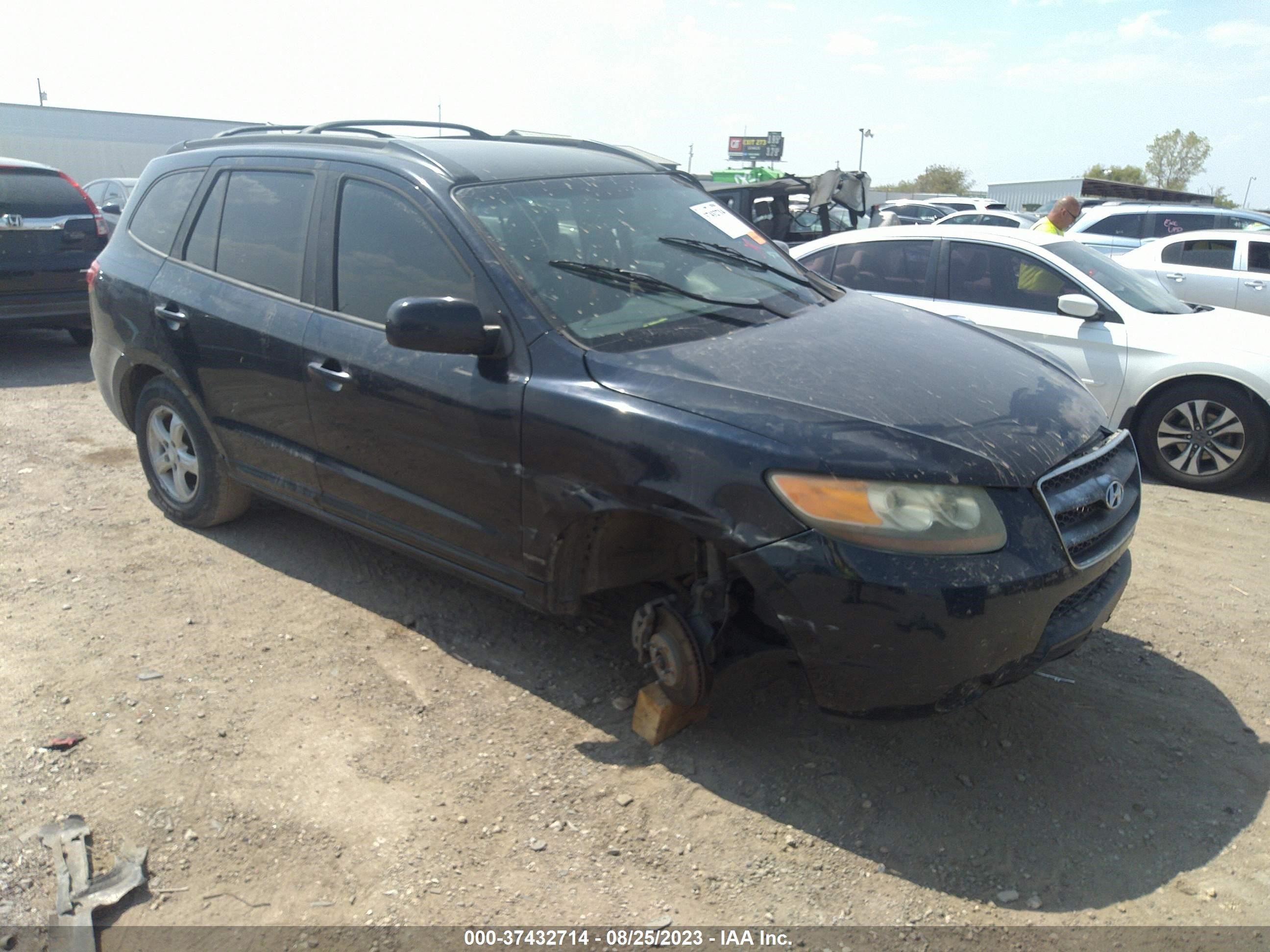 HYUNDAI SANTA FE 2007 5nmsg13d27h074149