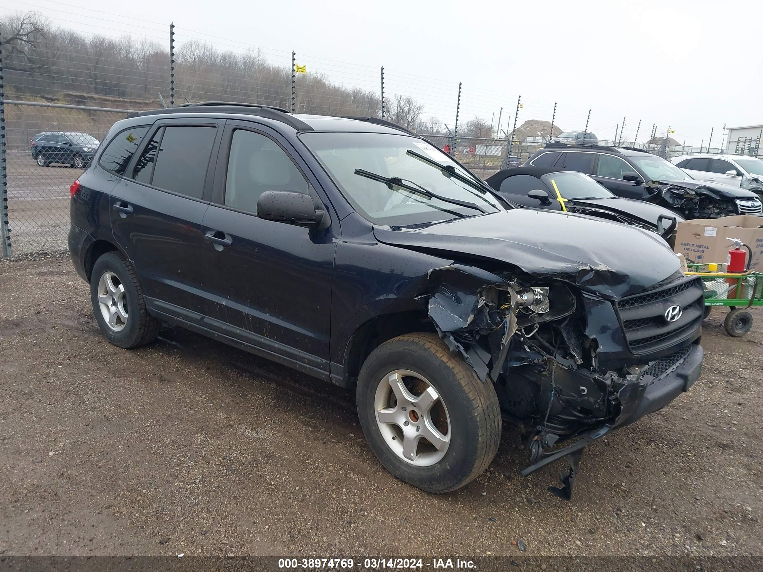 HYUNDAI SANTA FE 2009 5nmsg13d29h327778