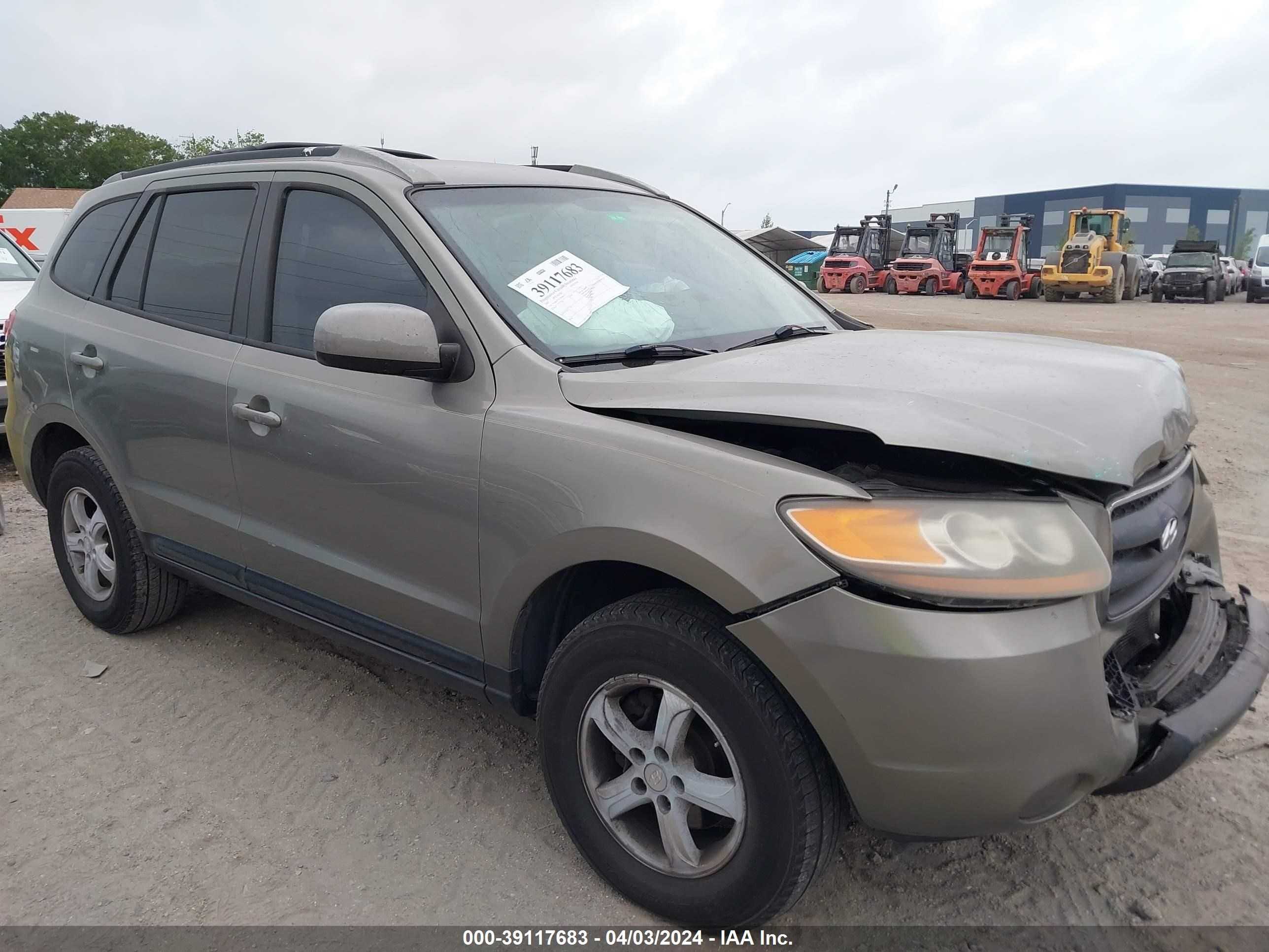 HYUNDAI SANTA FE 2007 5nmsg13d37h096712