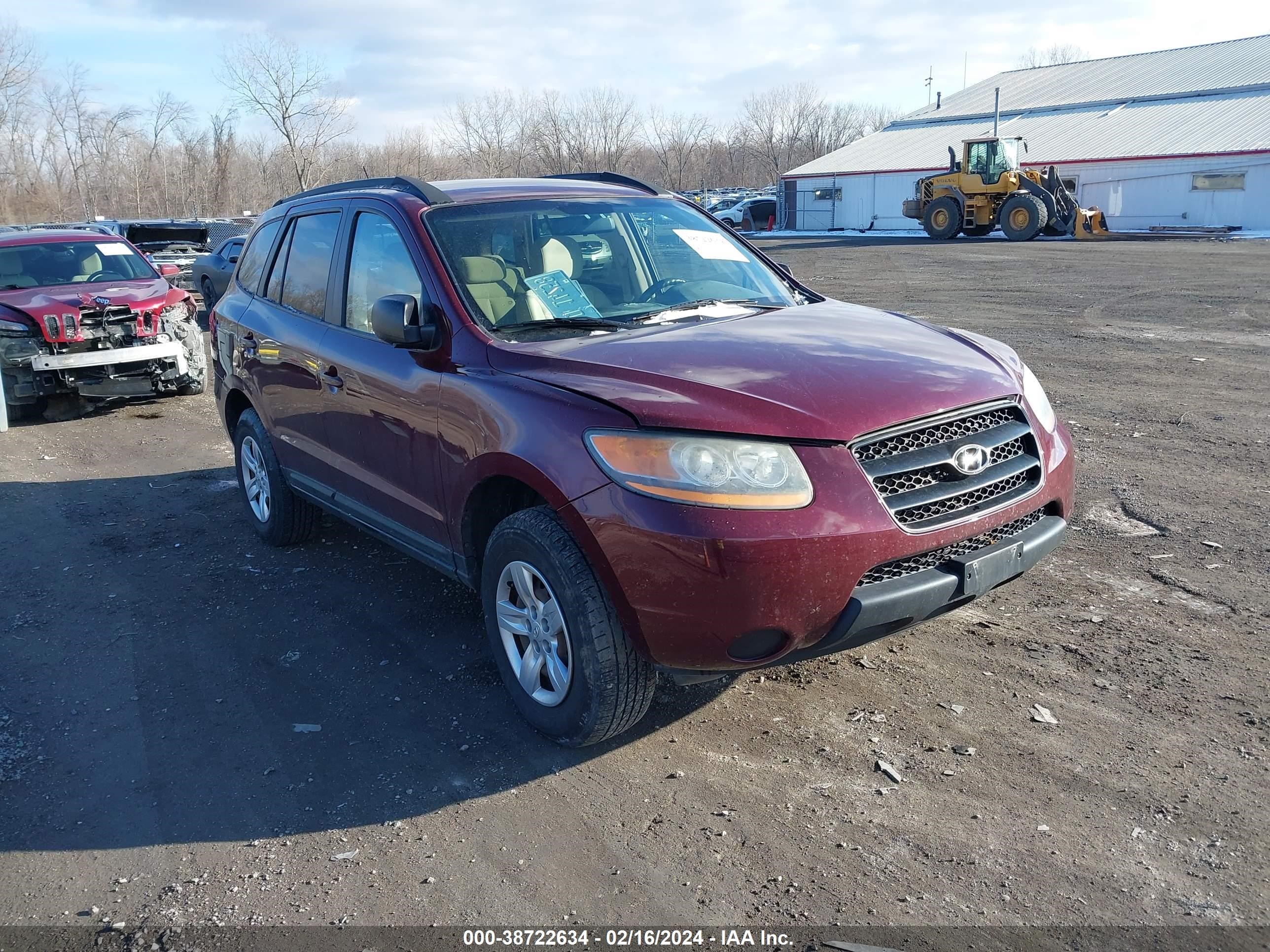 HYUNDAI SANTA FE 2009 5nmsg13d39h294385