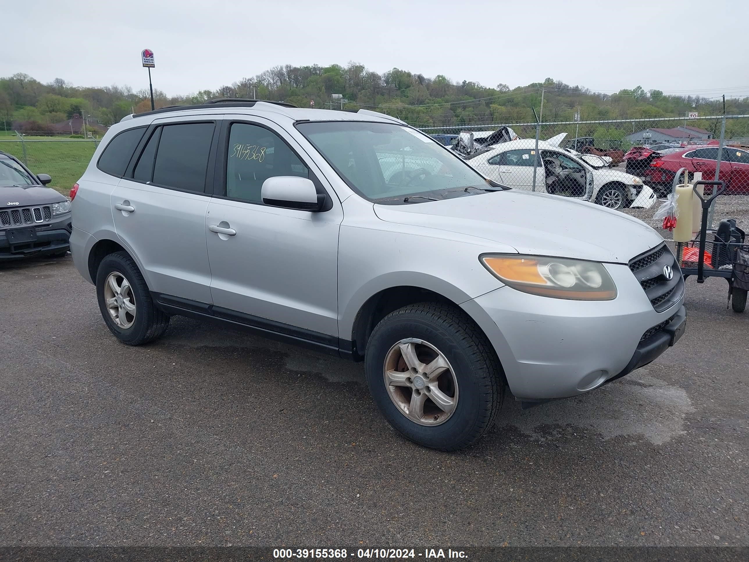 HYUNDAI SANTA FE 2007 5nmsg13d57h080558