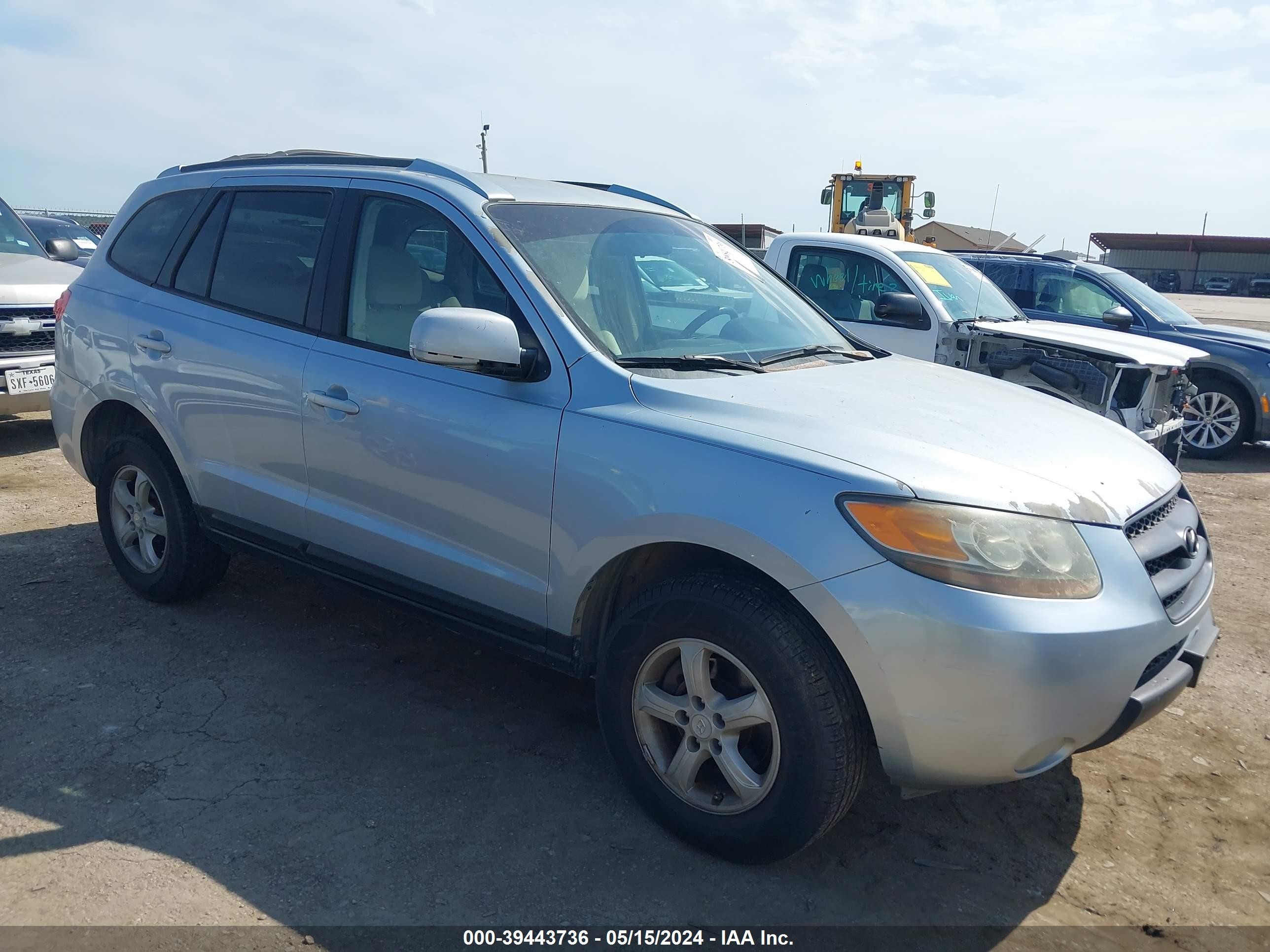 HYUNDAI SANTA FE 2007 5nmsg13d67h007120