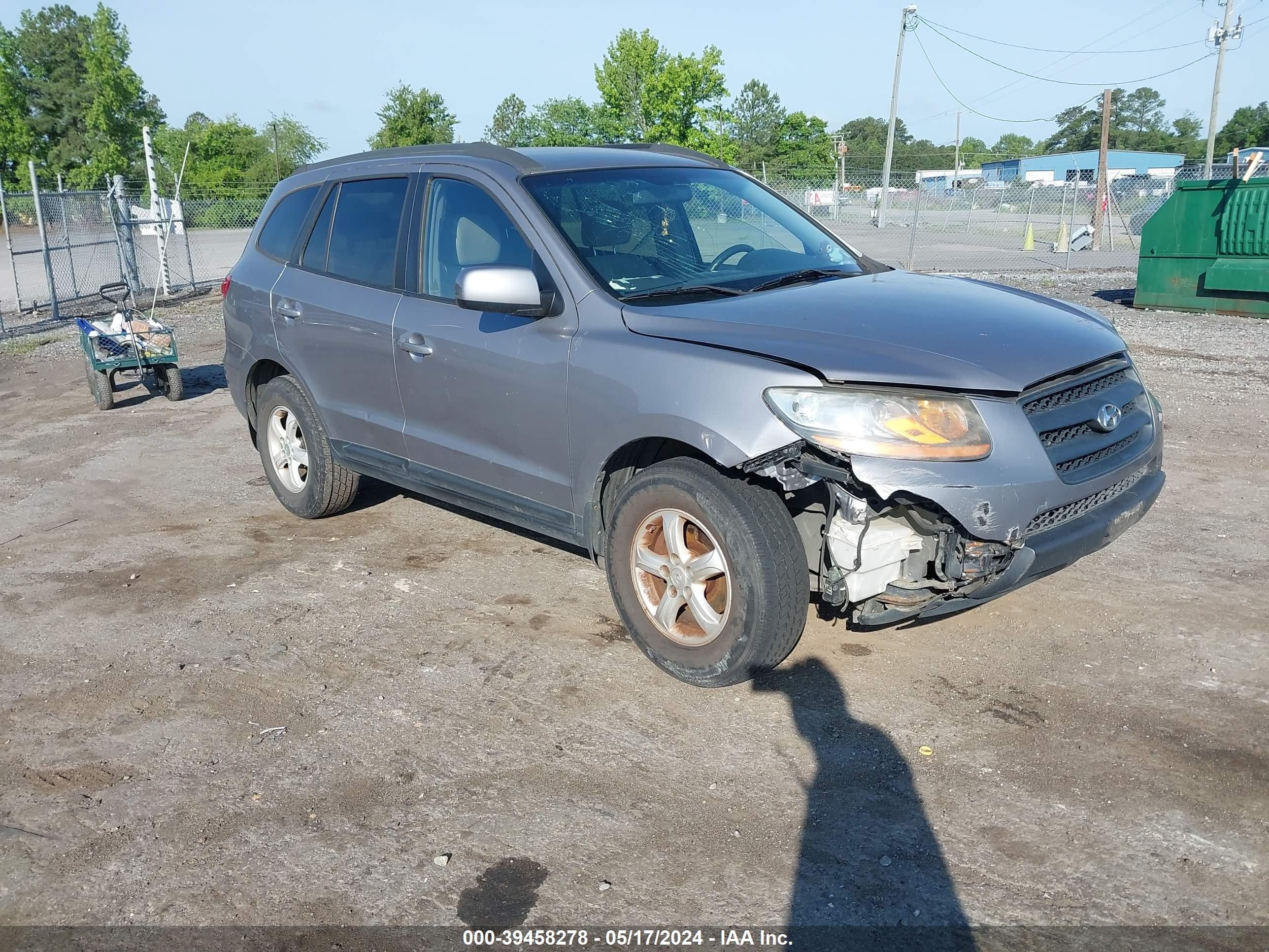 HYUNDAI SANTA FE 2008 5nmsg13d68h160467