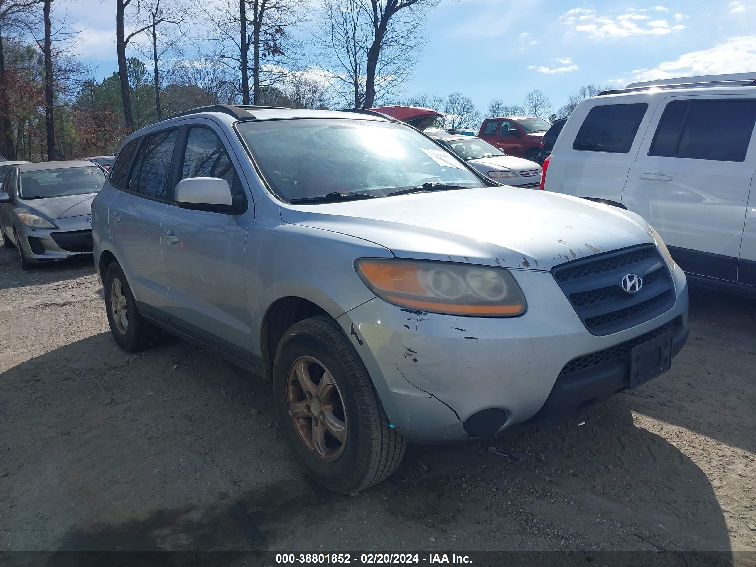 HYUNDAI SANTA FE 2008 5nmsg13d68h168892