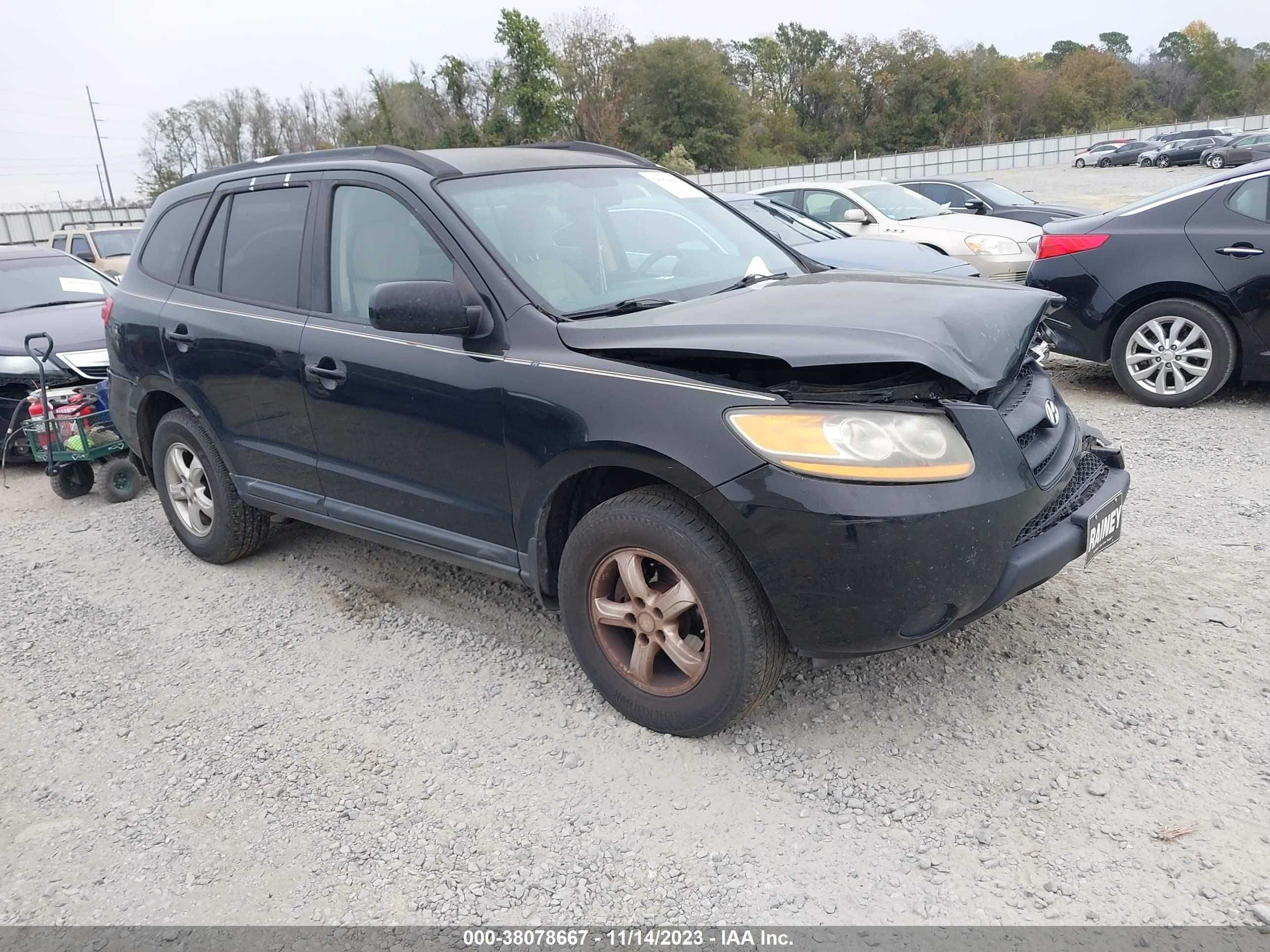 HYUNDAI SANTA FE 2008 5nmsg13d68h207514