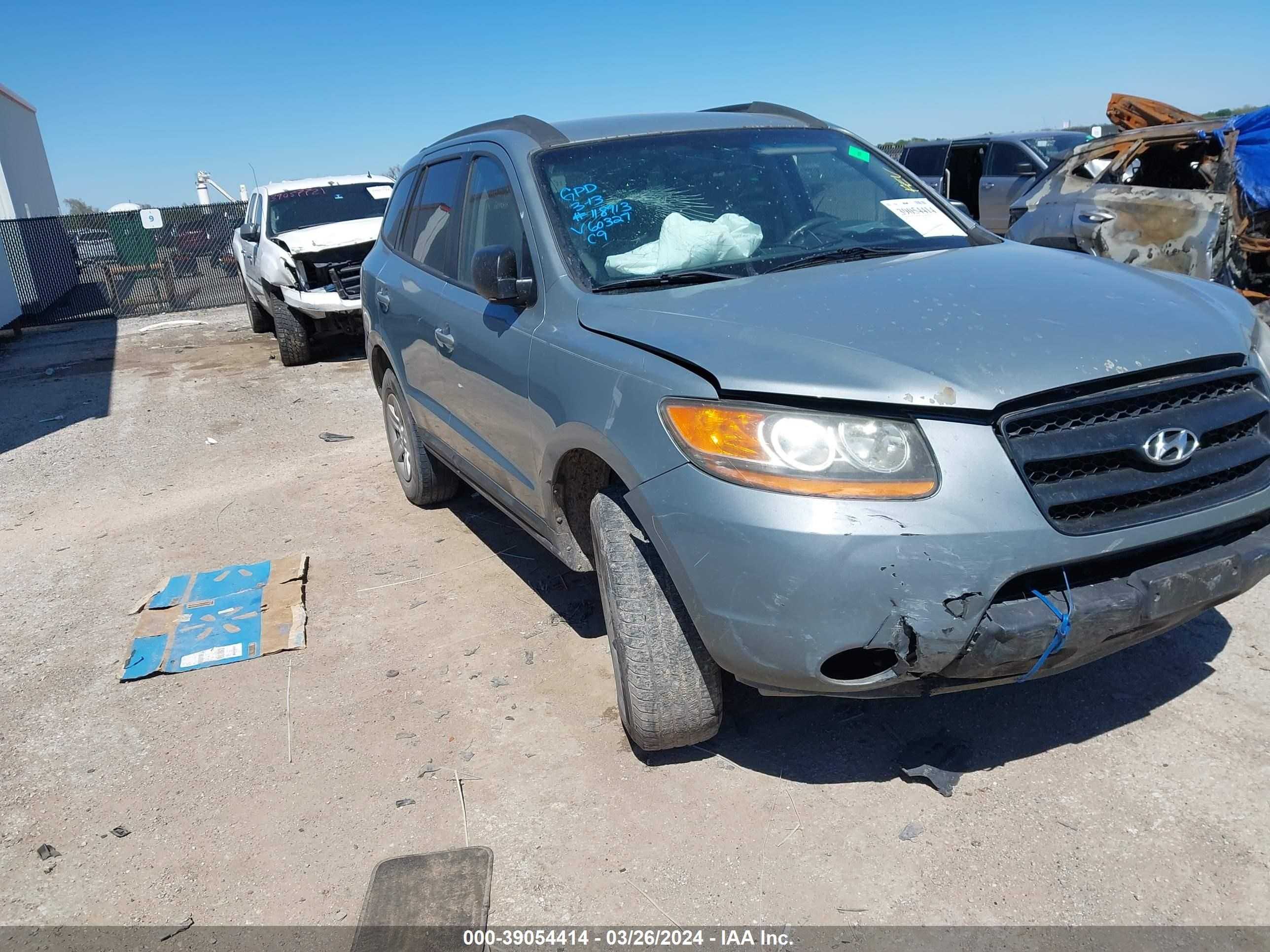 HYUNDAI SANTA FE 2009 5nmsg13d69h260327