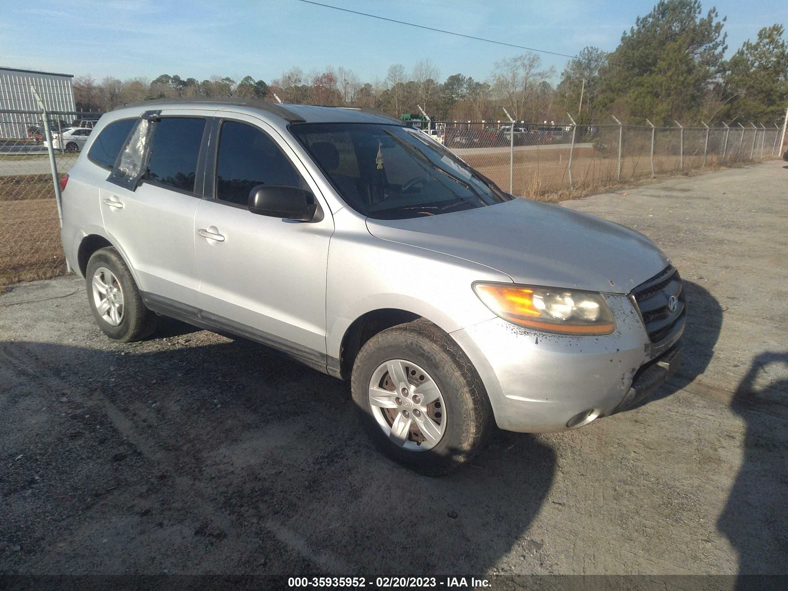 HYUNDAI SANTA FE 2009 5nmsg13d69h299130