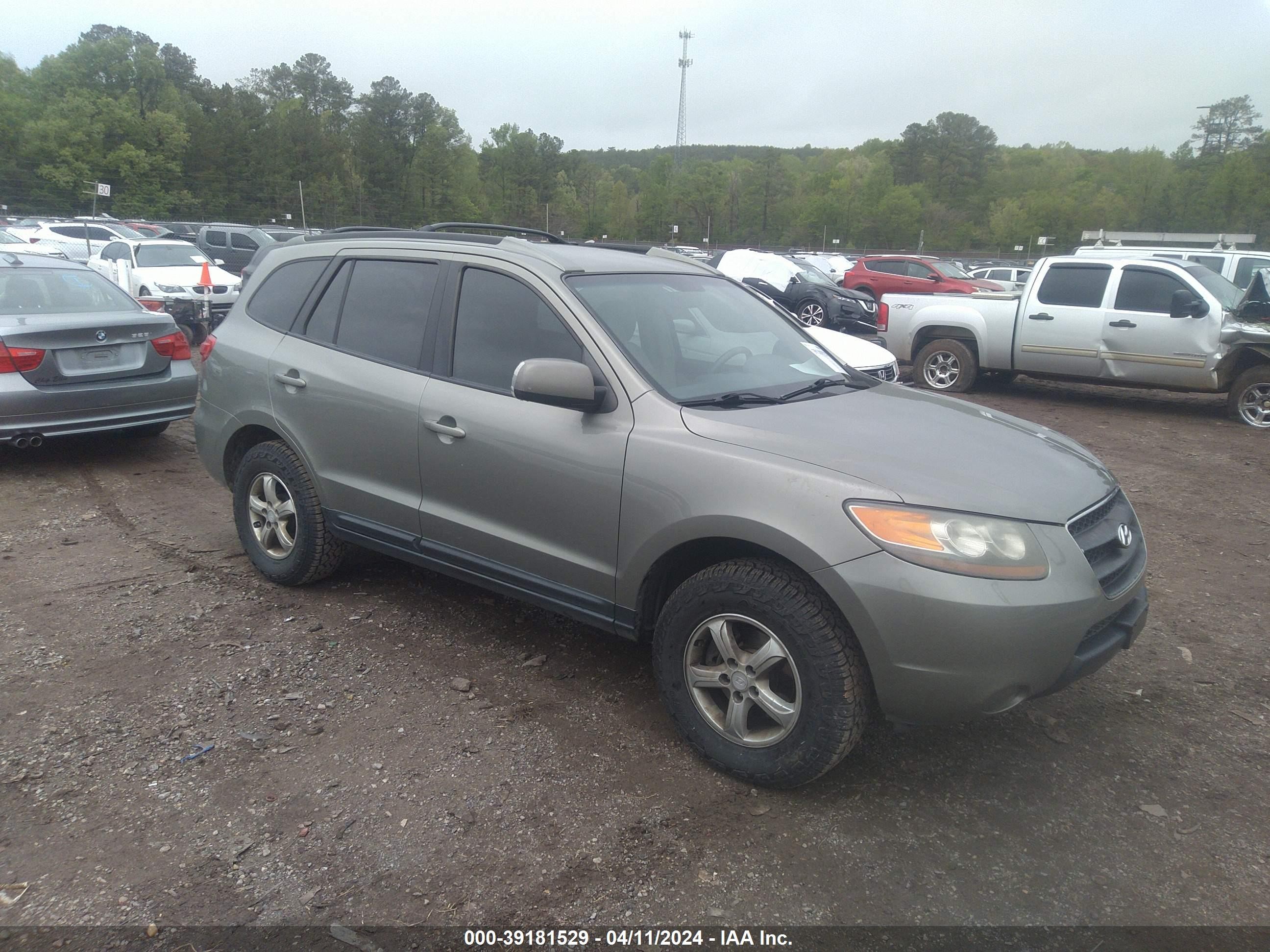 HYUNDAI SANTA FE 2007 5nmsg13d77h069125