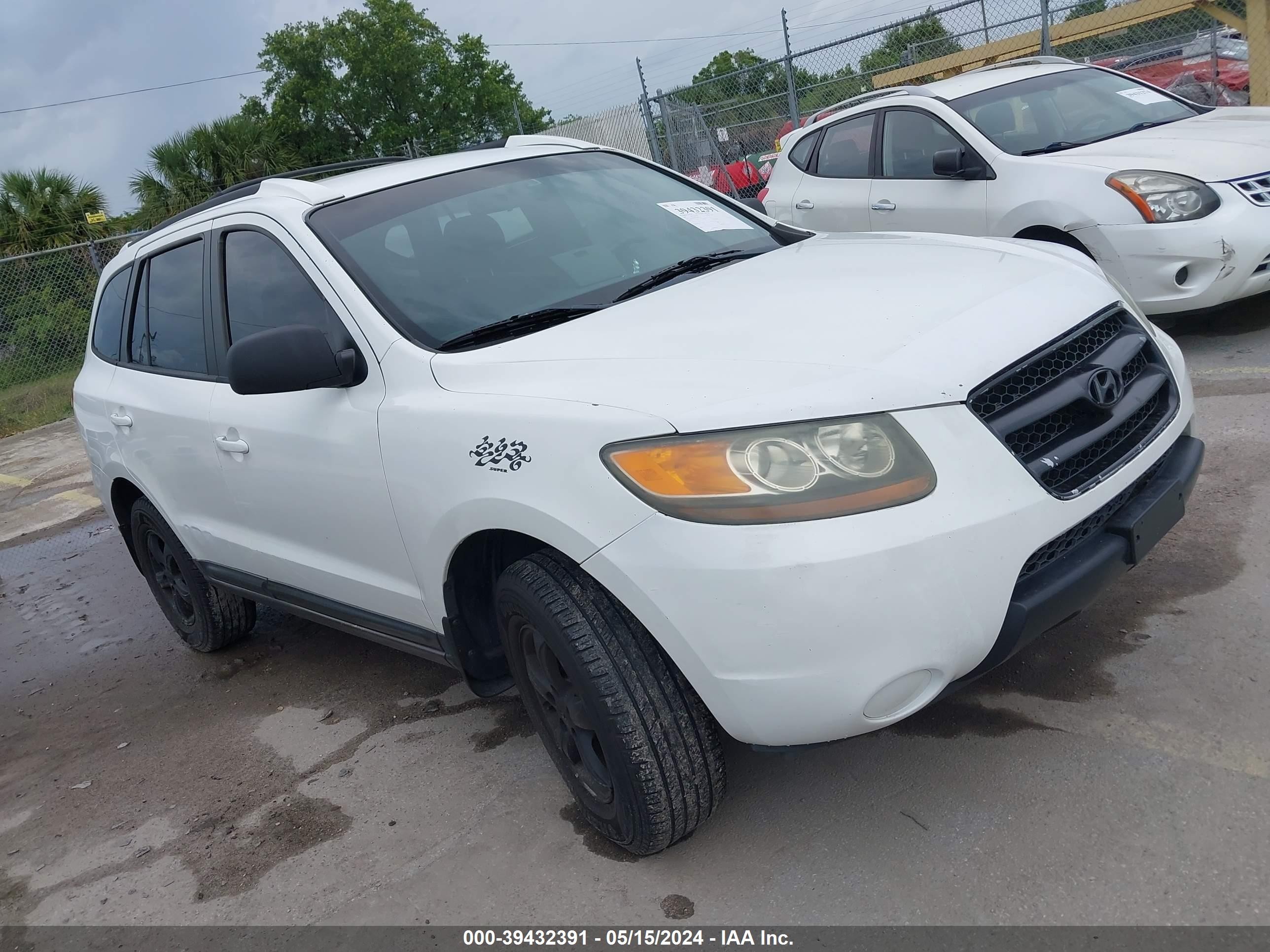 HYUNDAI SANTA FE 2007 5nmsg13d77h084739