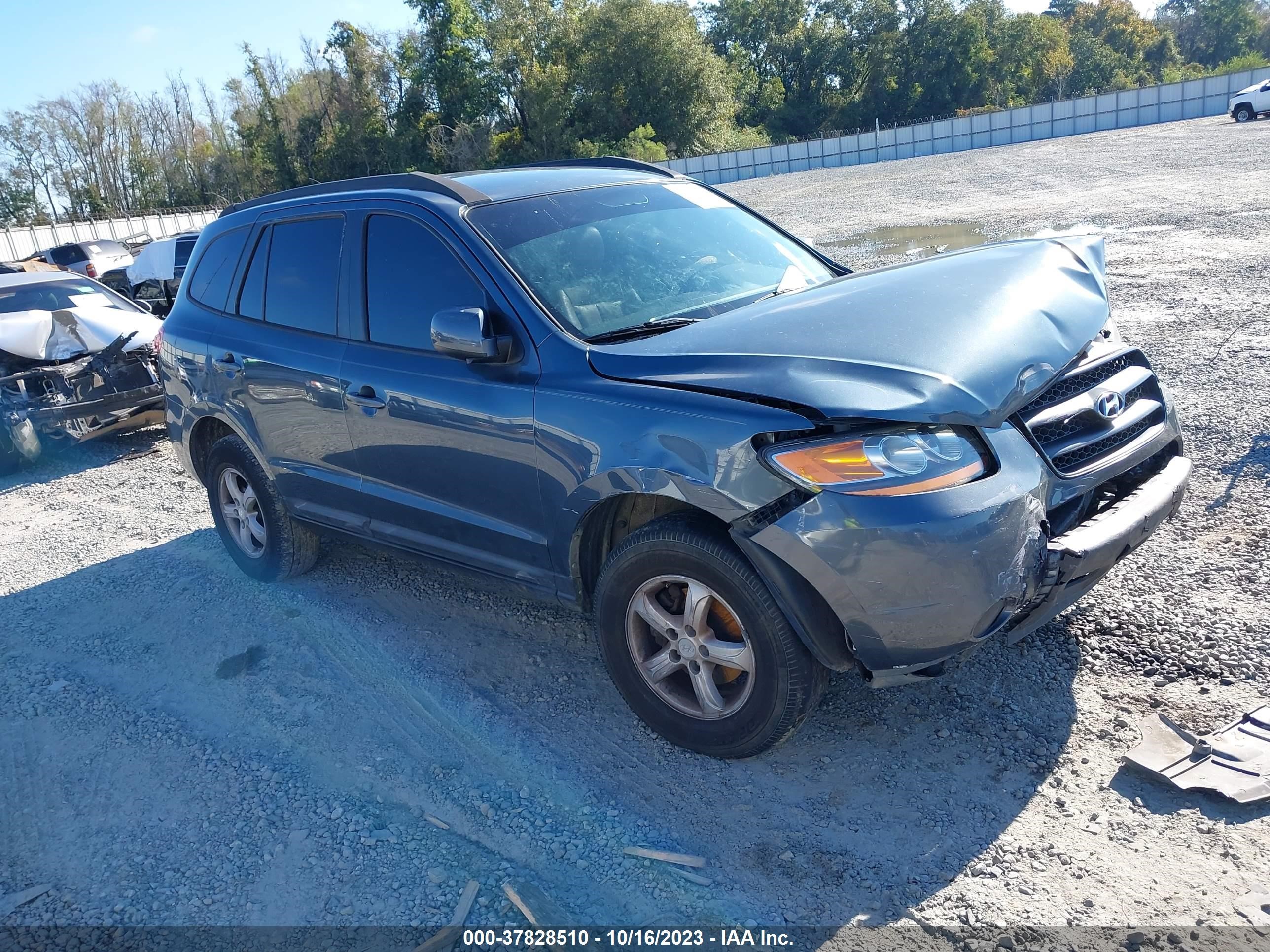 HYUNDAI SANTA FE 2008 5nmsg13d78h208624