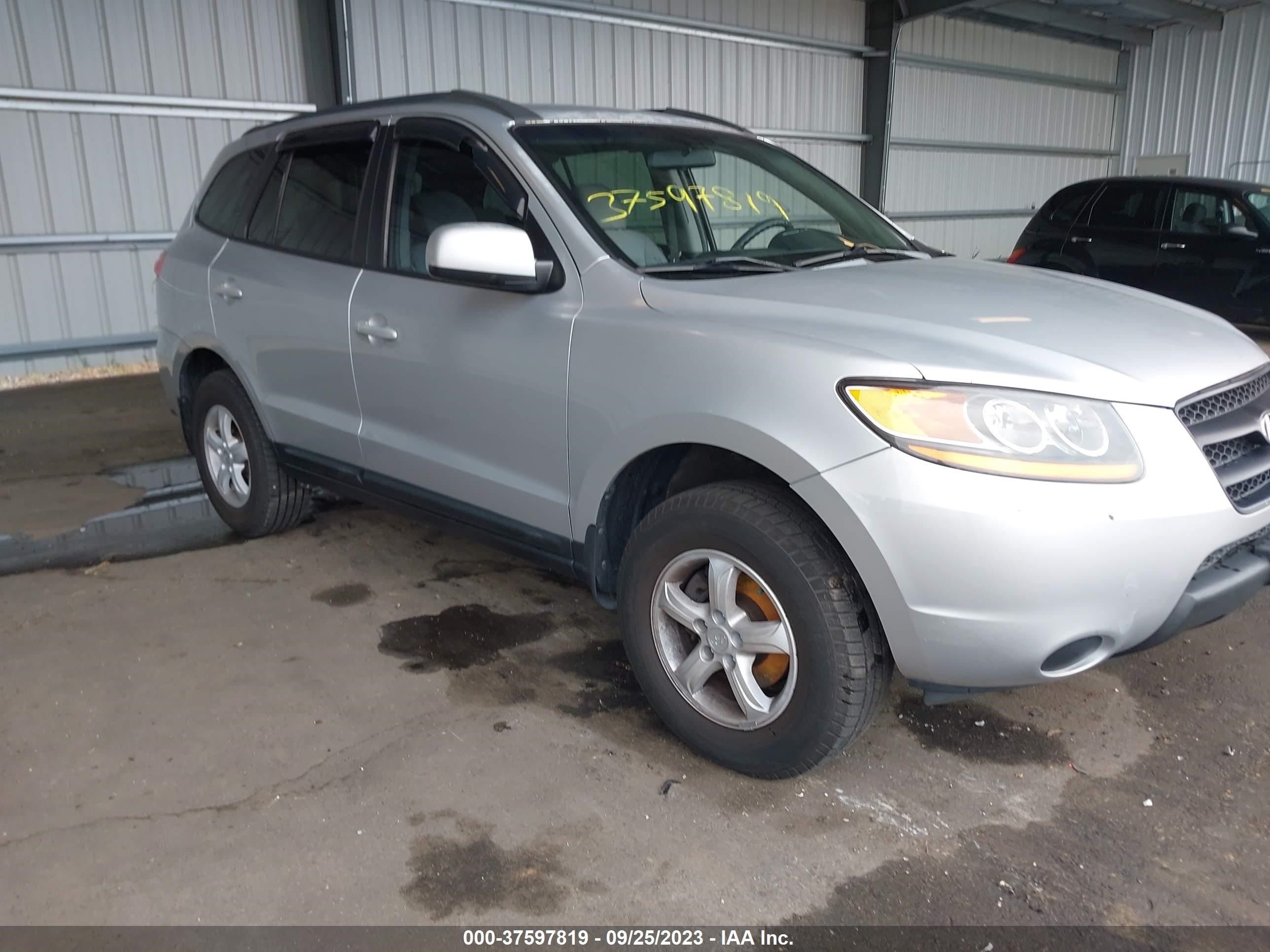 HYUNDAI SANTA FE 2008 5nmsg13d78h226637