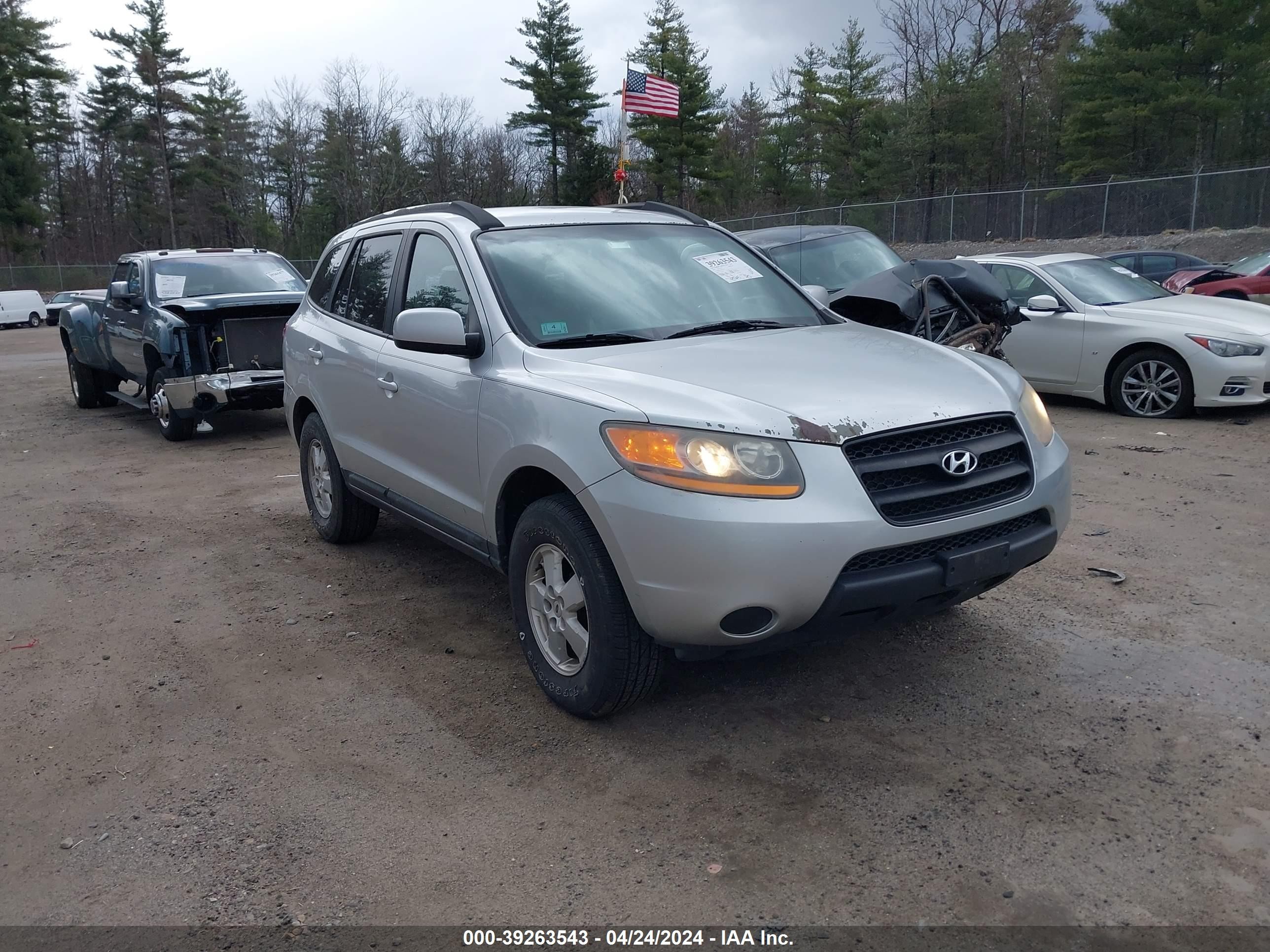 HYUNDAI SANTA FE 2008 5nmsg13d88h207188