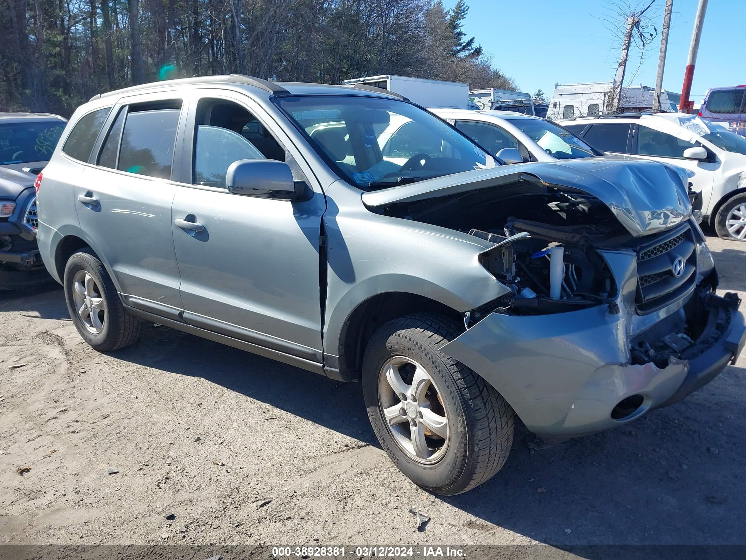 HYUNDAI SANTA FE 2008 5nmsg13d88h209880