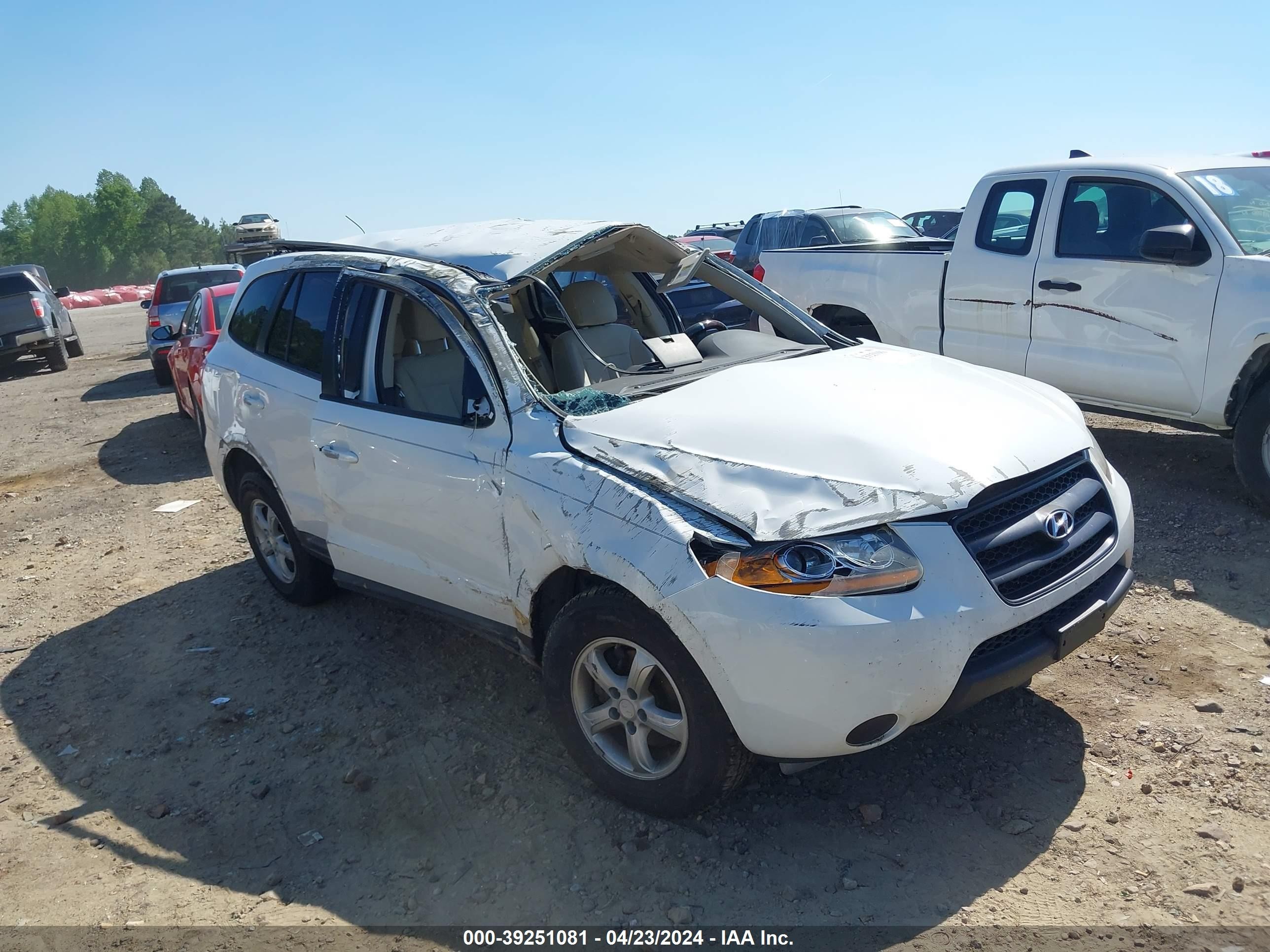 HYUNDAI SANTA FE 2008 5nmsg13d98h175531