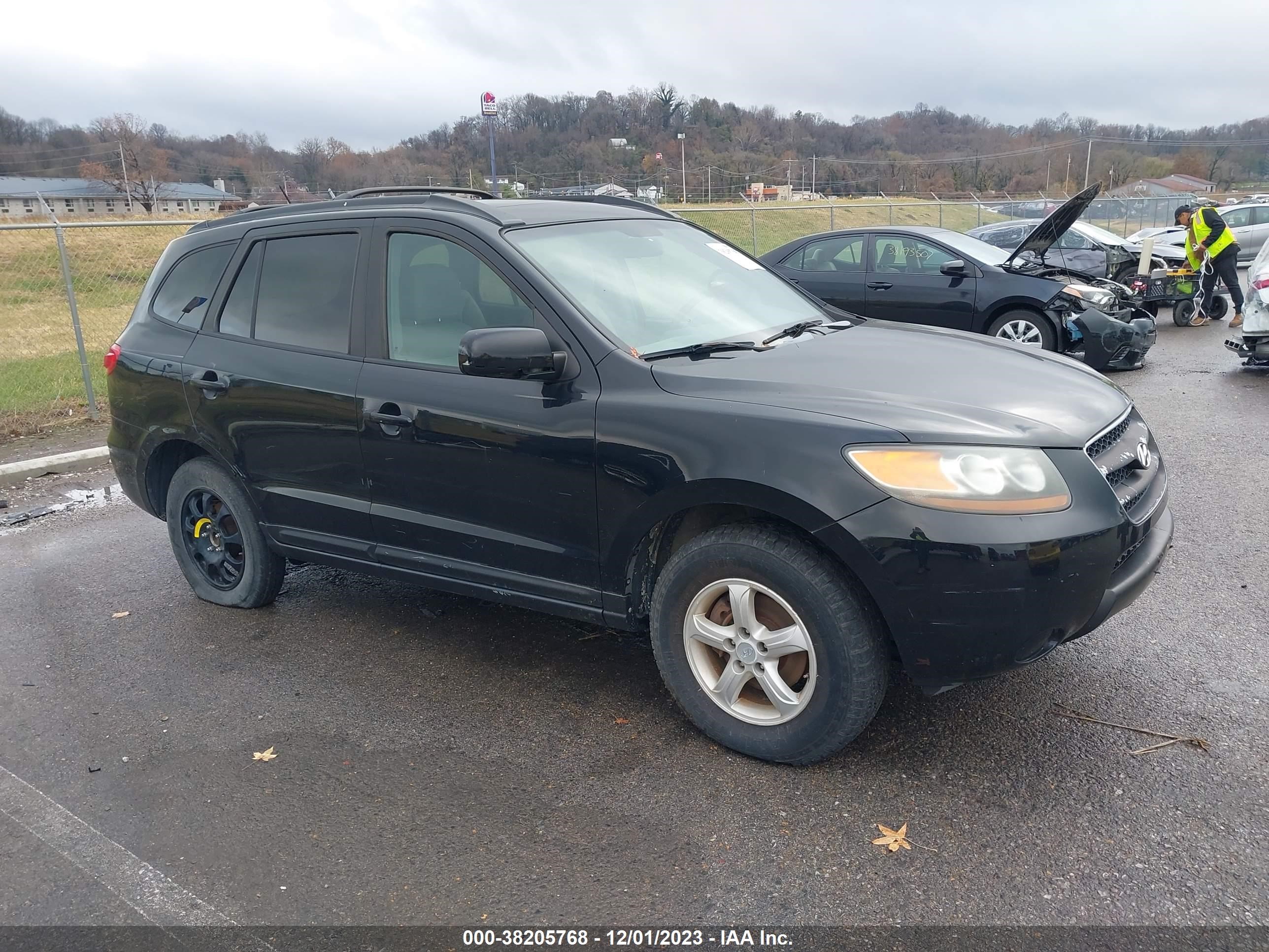 HYUNDAI SANTA FE 2007 5nmsg13dx7h091135