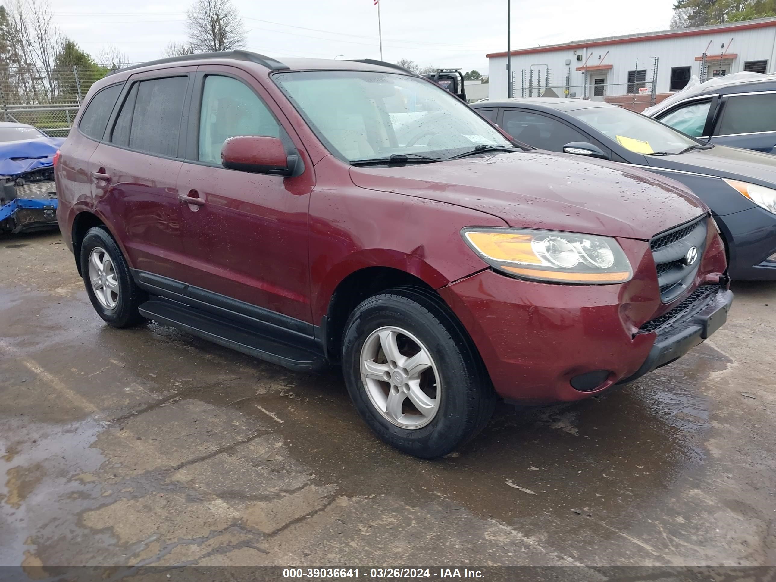 HYUNDAI SANTA FE 2008 5nmsg13dx8h164814