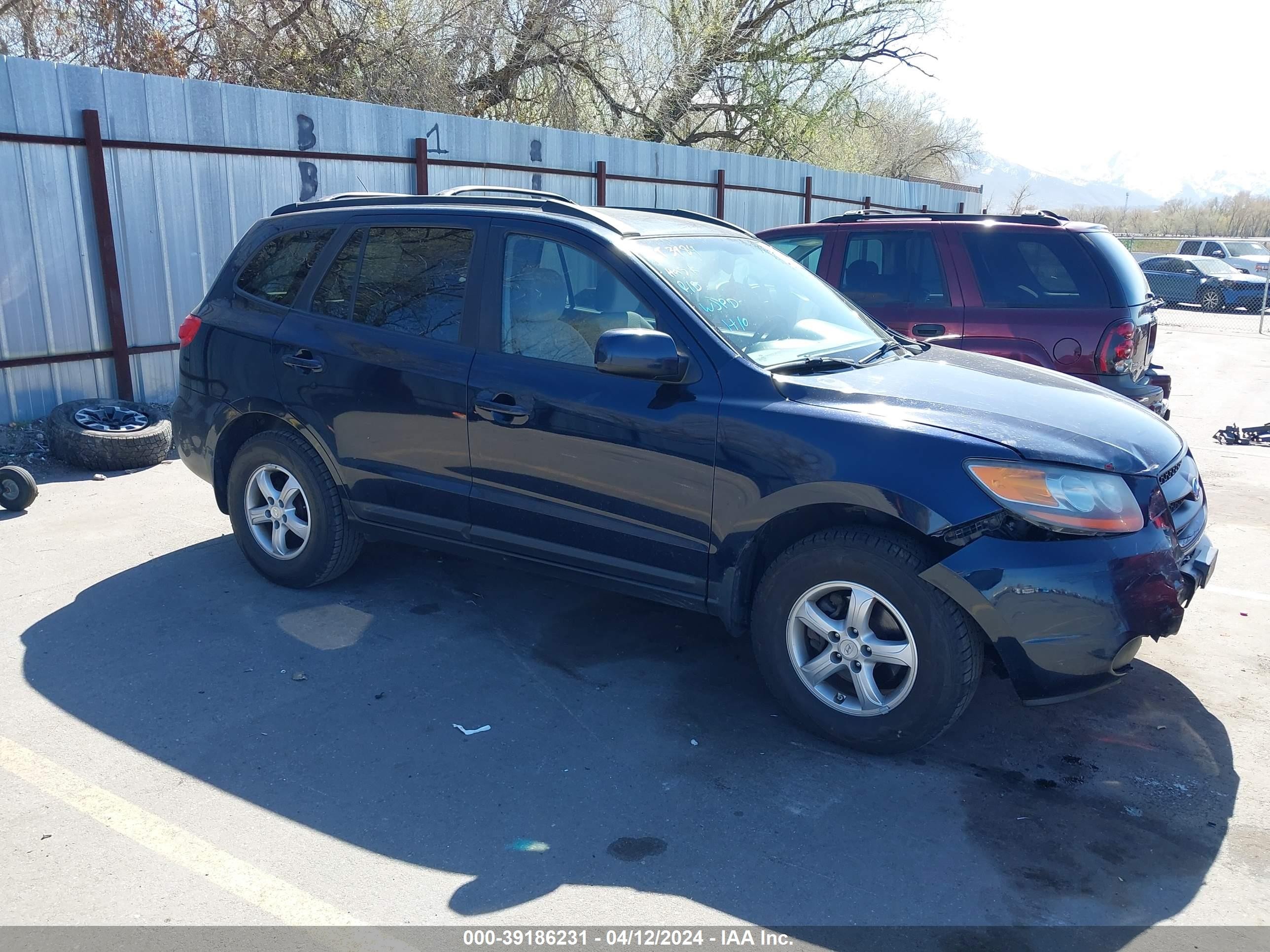 HYUNDAI SANTA FE 2008 5nmsg13dx8h175411