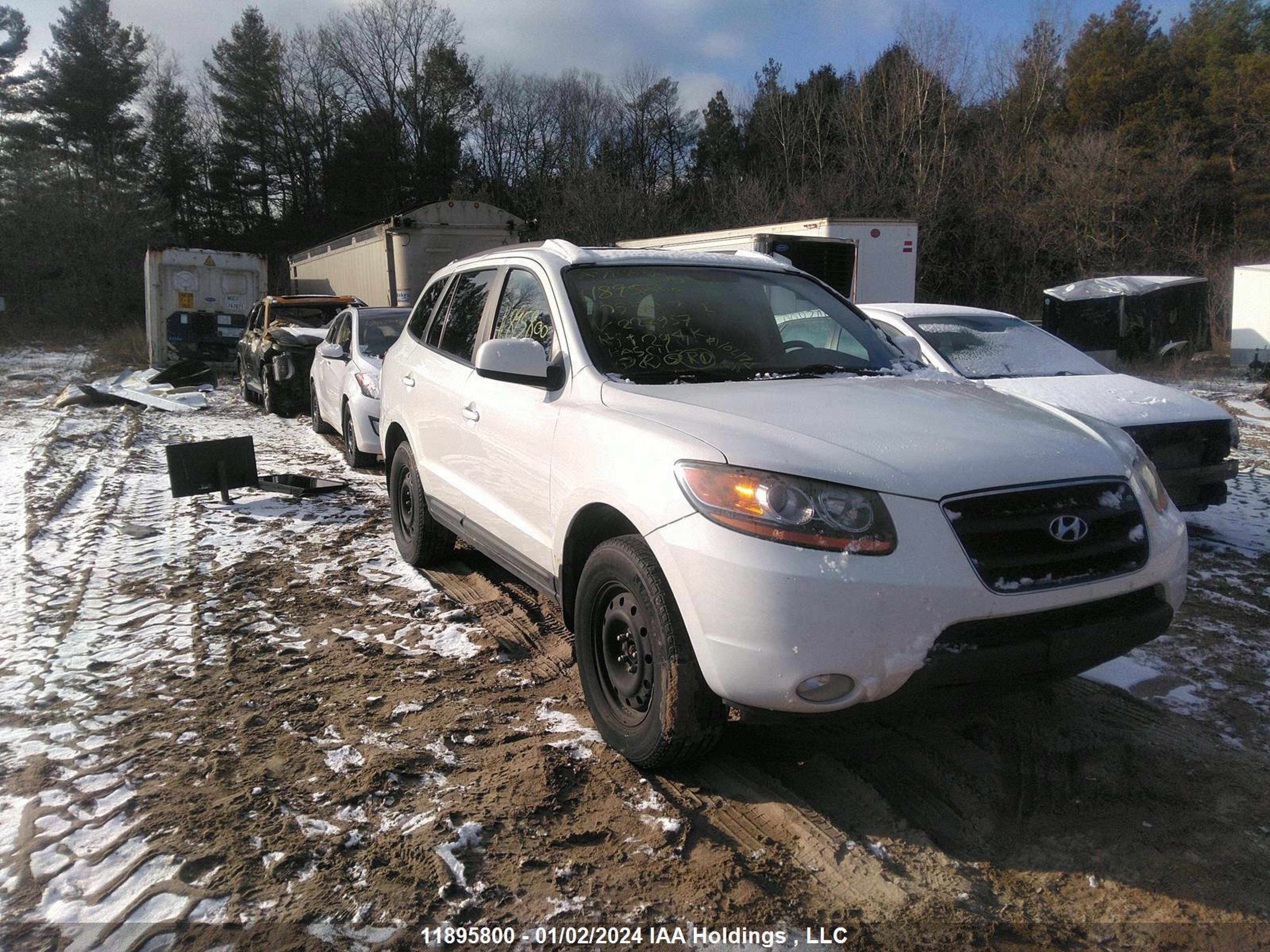 HYUNDAI SANTA FE 2008 5nmsg13e78h227957