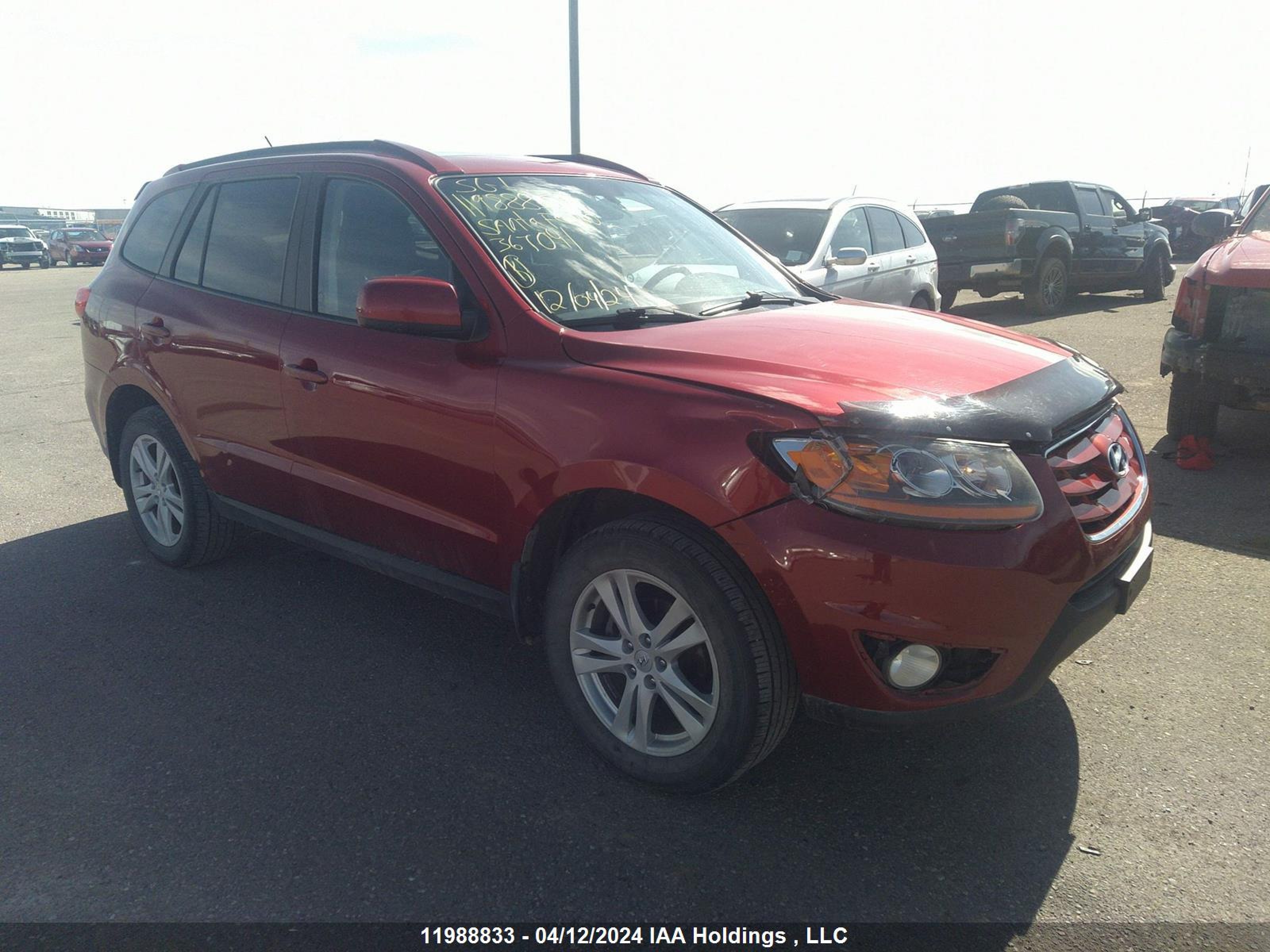 HYUNDAI SANTA FE 2010 5nmsg4ag4ah367041