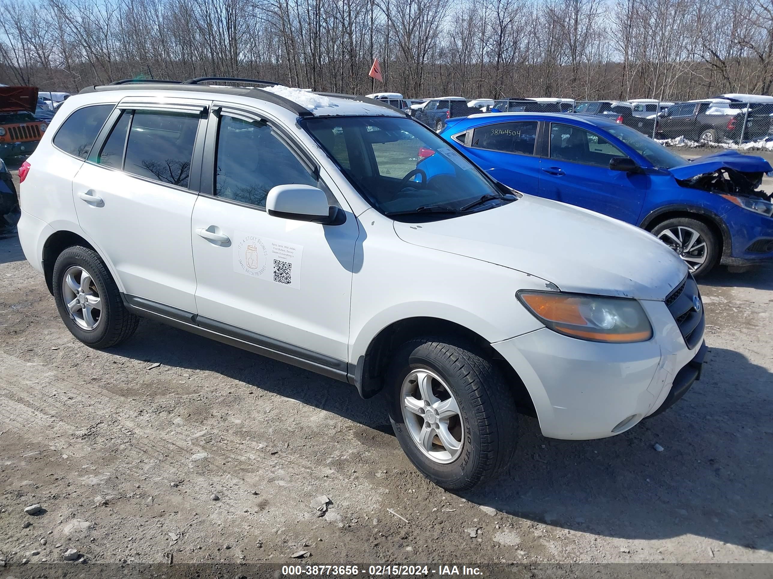 HYUNDAI SANTA FE 2008 5nmsg73d08h200528