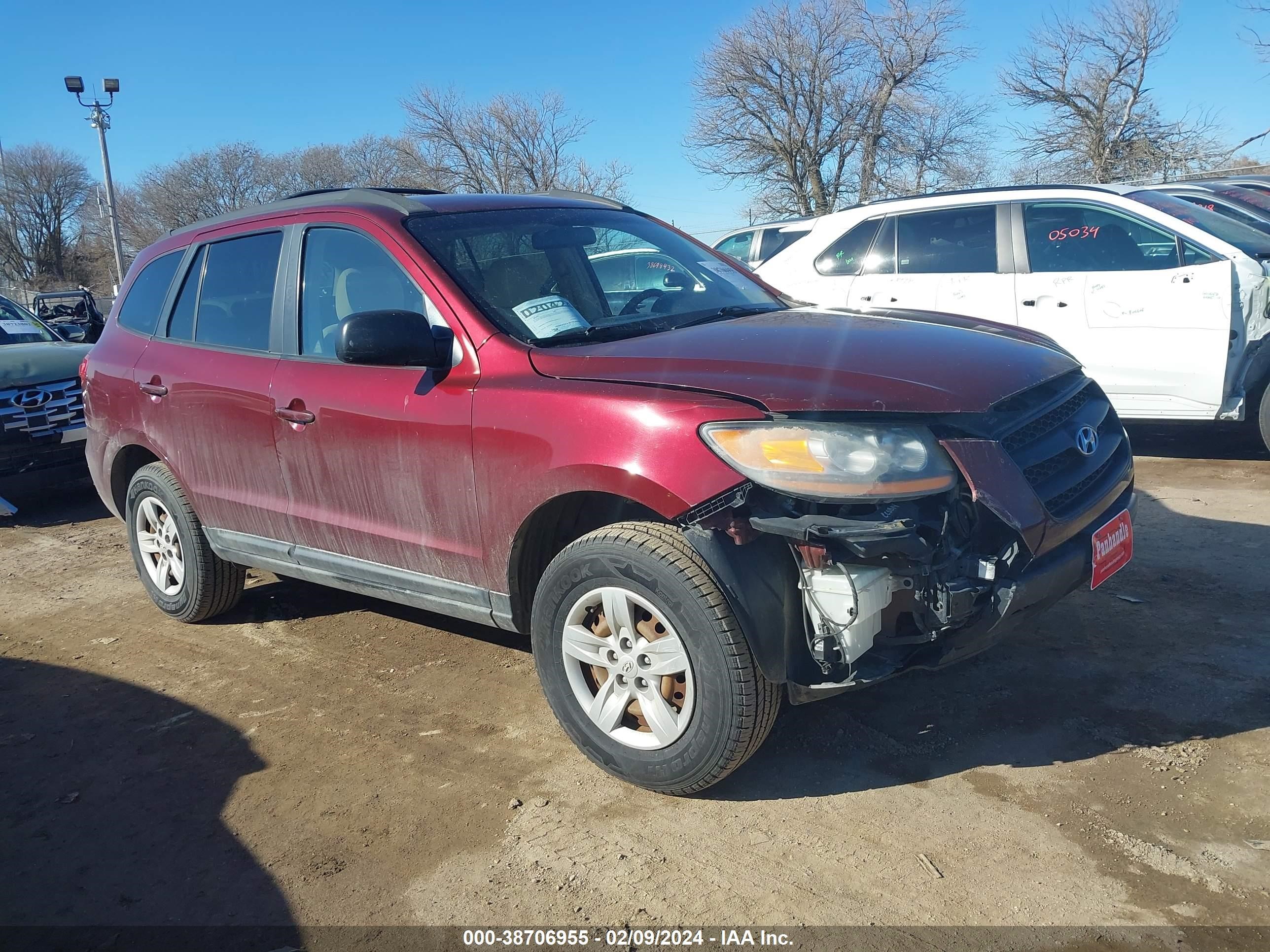 HYUNDAI SANTA FE 2009 5nmsg73d09h273951