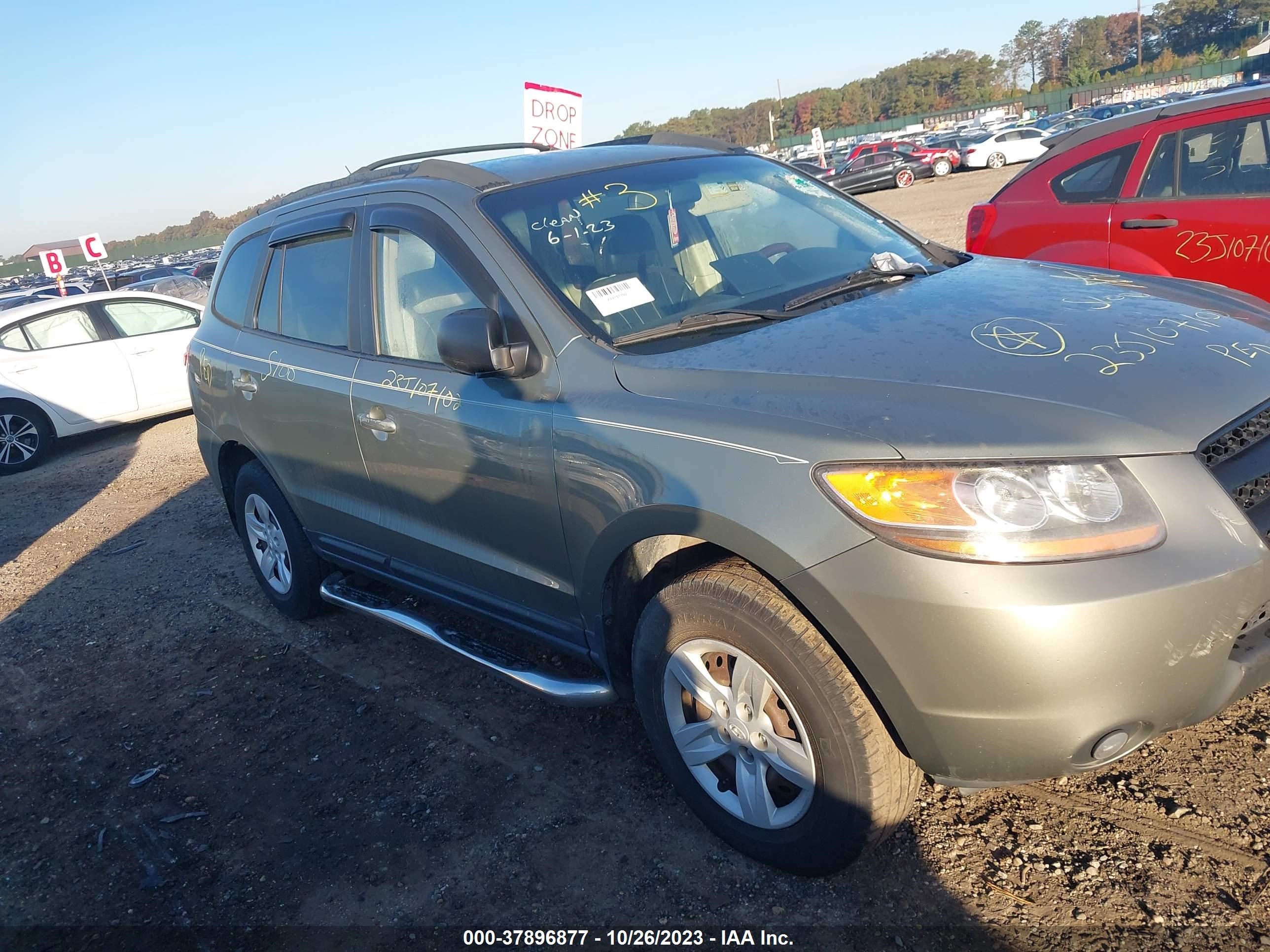 HYUNDAI SANTA FE 2009 5nmsg73d09h324624