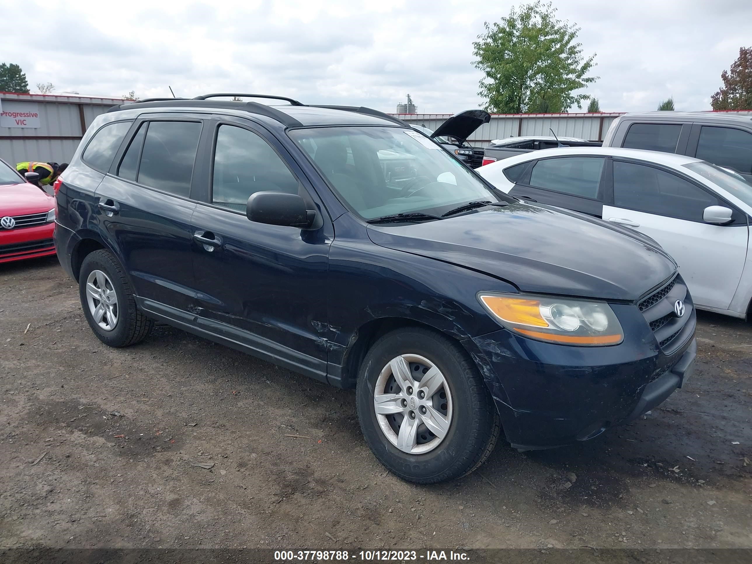 HYUNDAI SANTA FE 2009 5nmsg73d19h262344