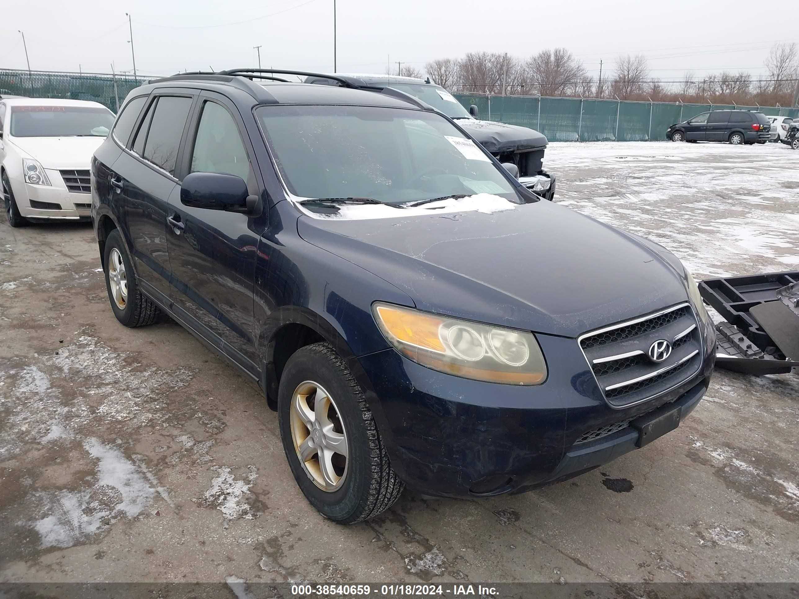 HYUNDAI SANTA FE 2007 5nmsg73d37h014335