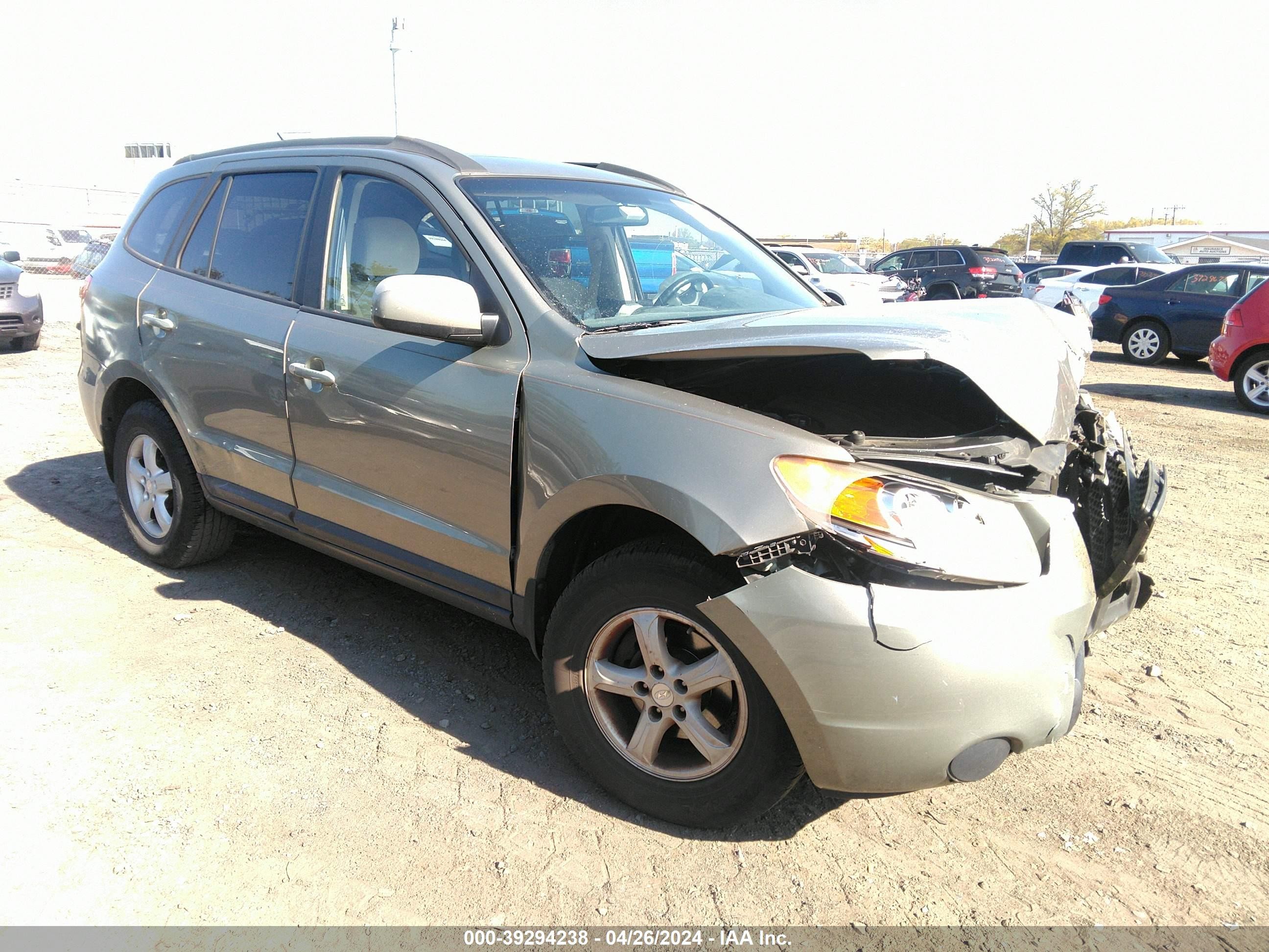 HYUNDAI SANTA FE 2008 5nmsg73d38h143046