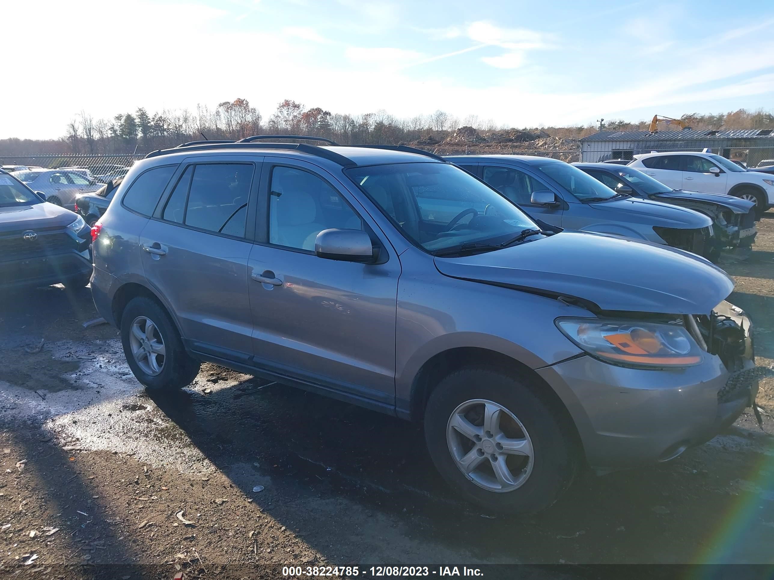 HYUNDAI SANTA FE 2008 5nmsg73d48h155500