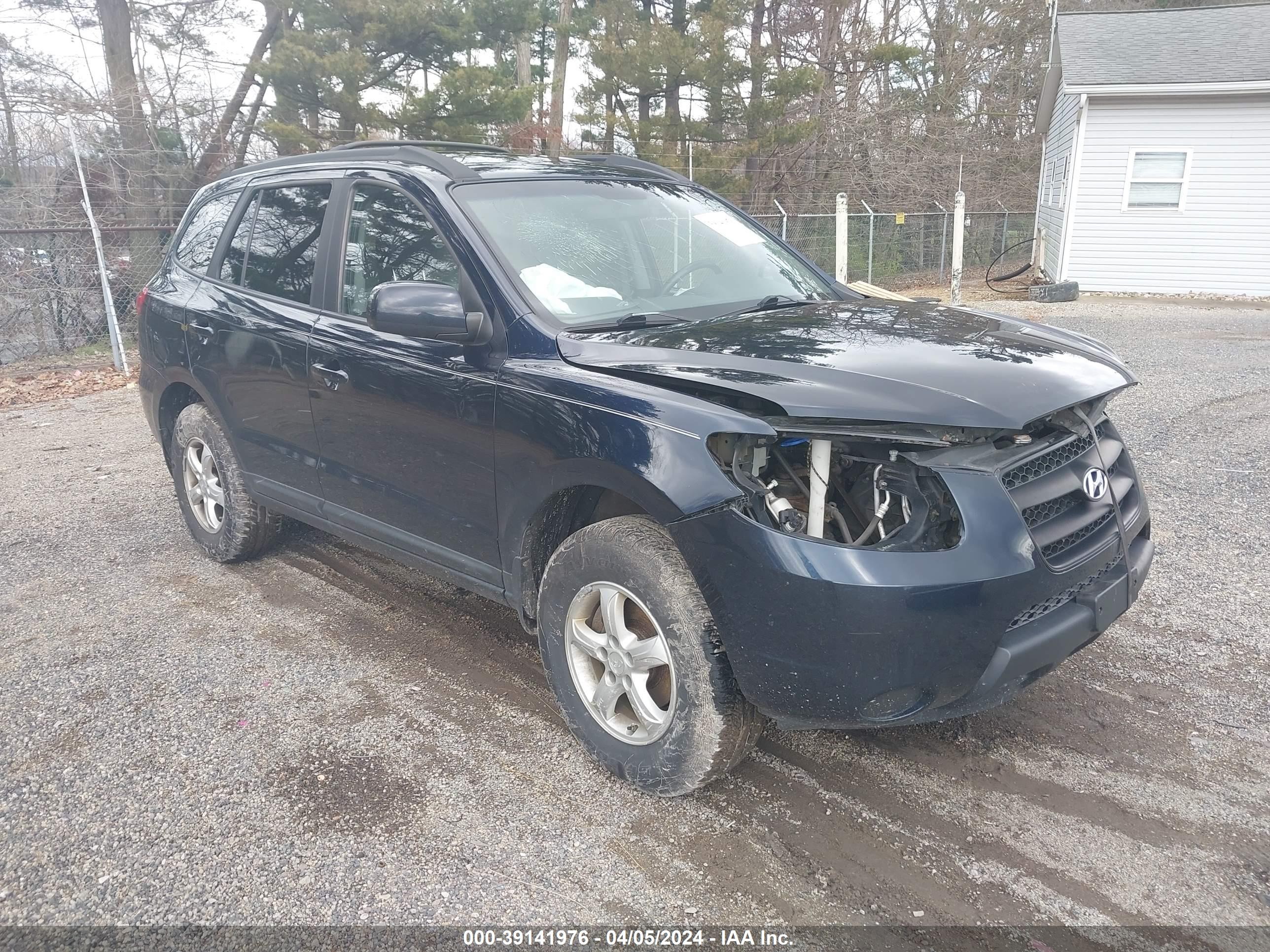 HYUNDAI SANTA FE 2008 5nmsg73d48h206817