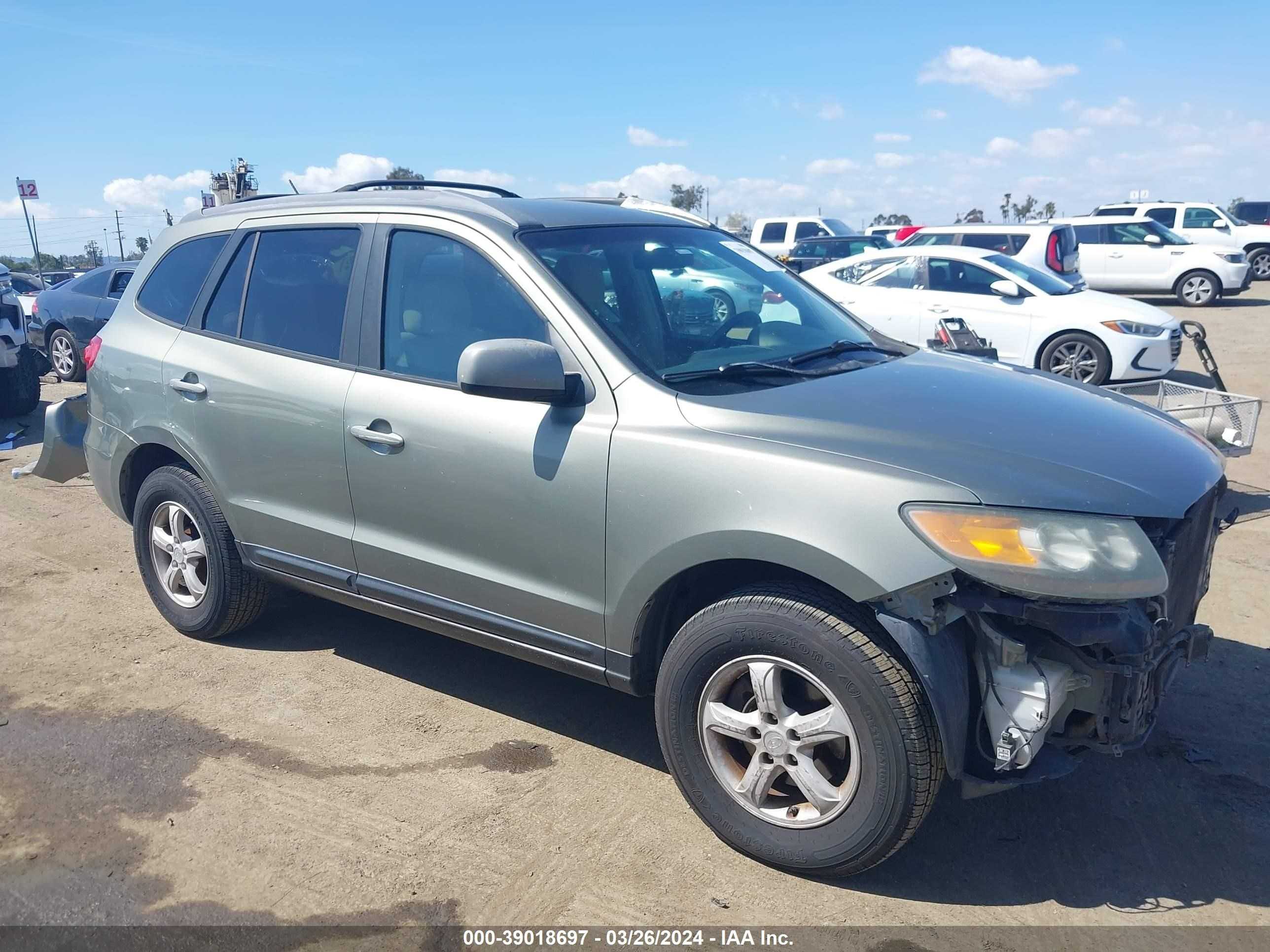 HYUNDAI SANTA FE 2007 5nmsg73d57h006138