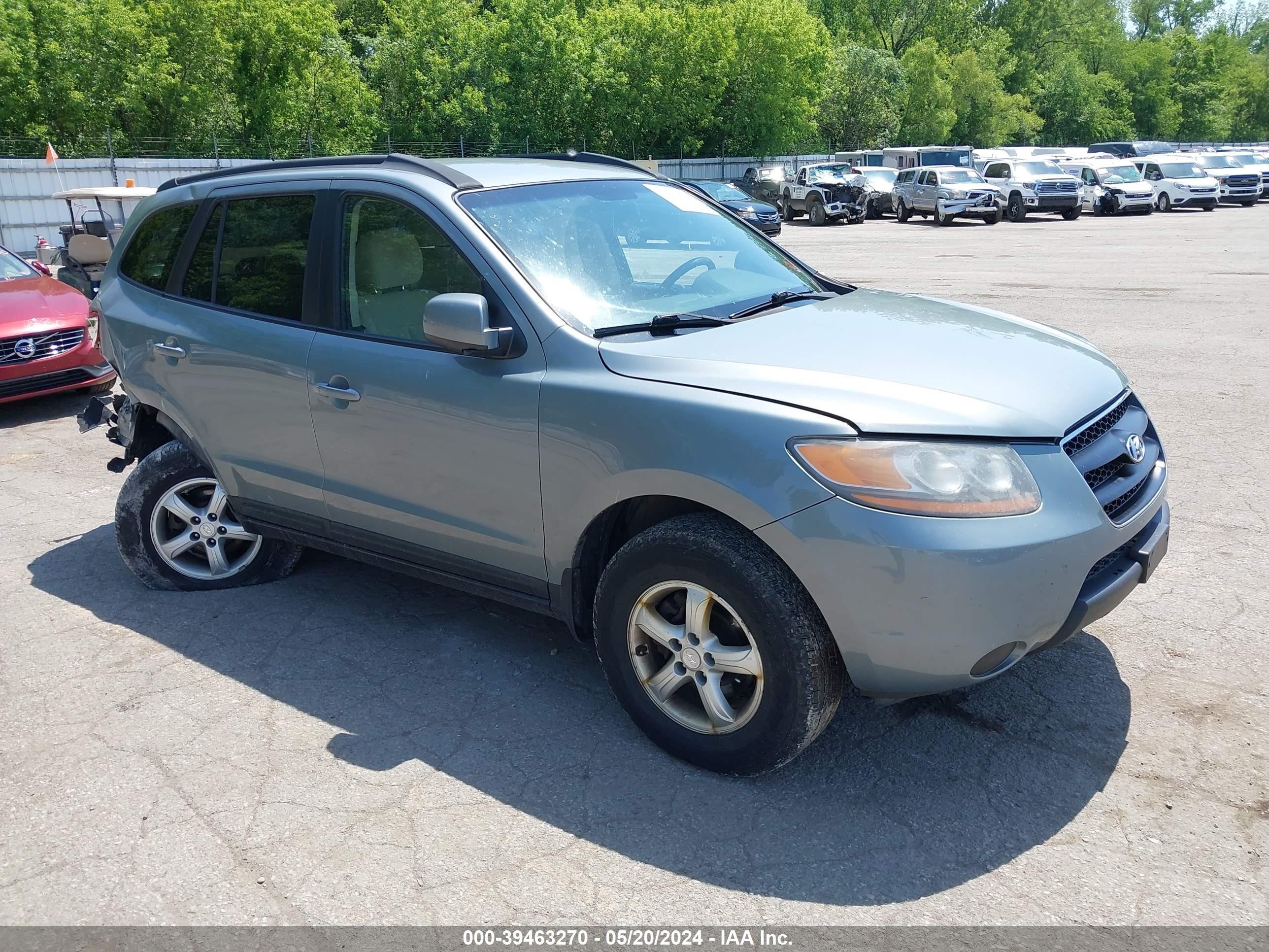 HYUNDAI SANTA FE 2008 5nmsg73d68h140366