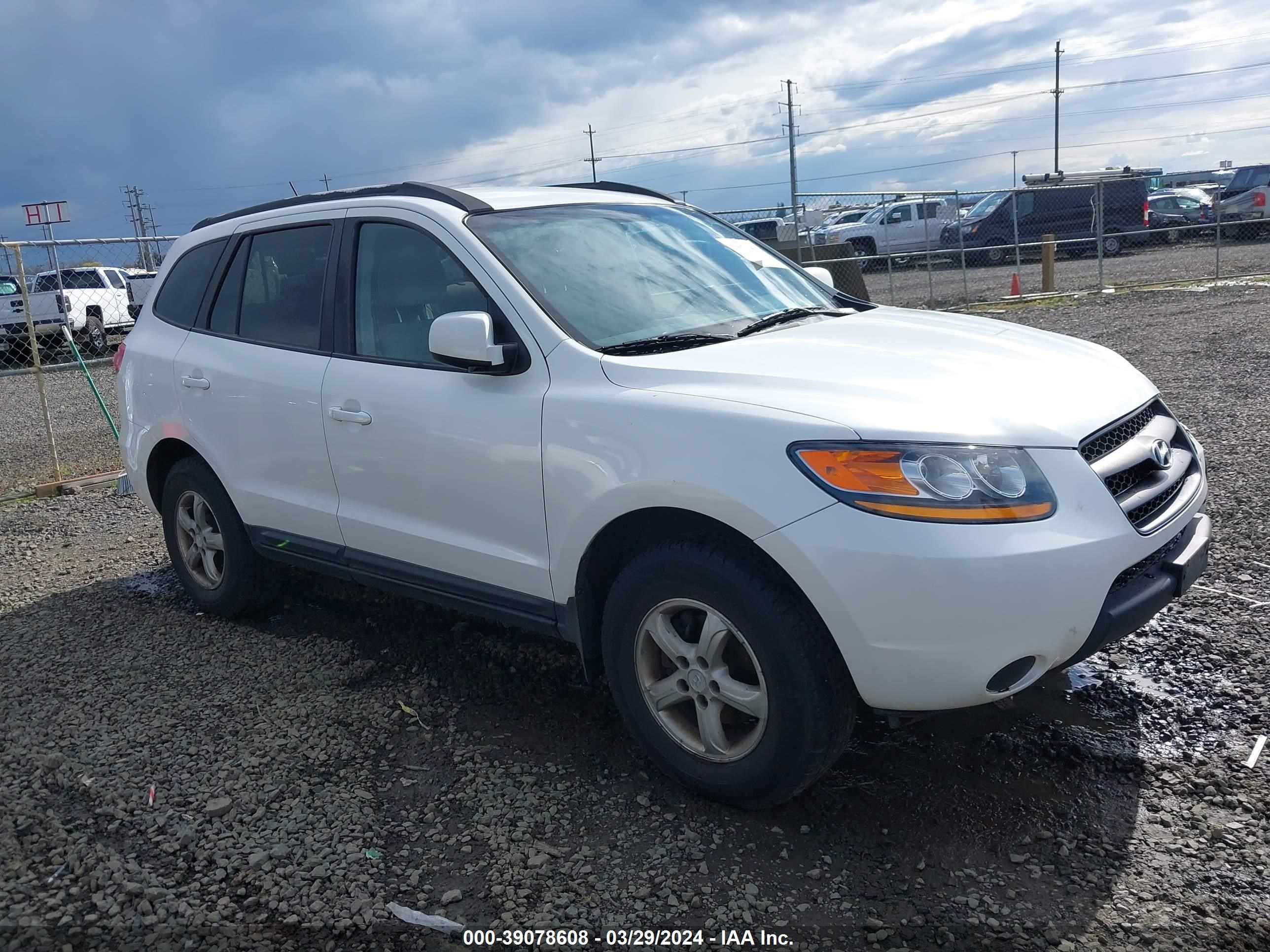 HYUNDAI SANTA FE 2008 5nmsg73d68h143073