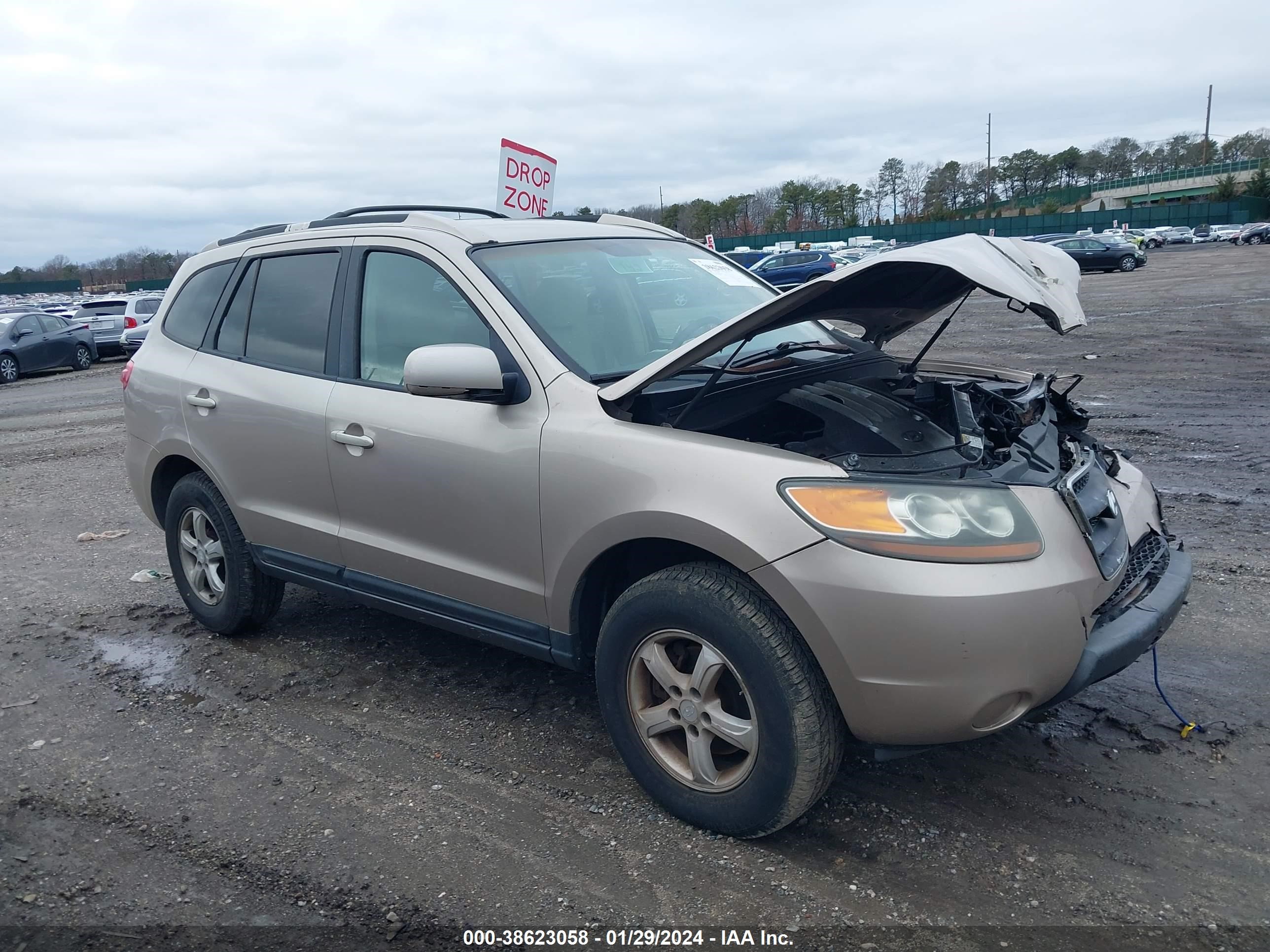 HYUNDAI SANTA FE 2007 5nmsg73d77h049430