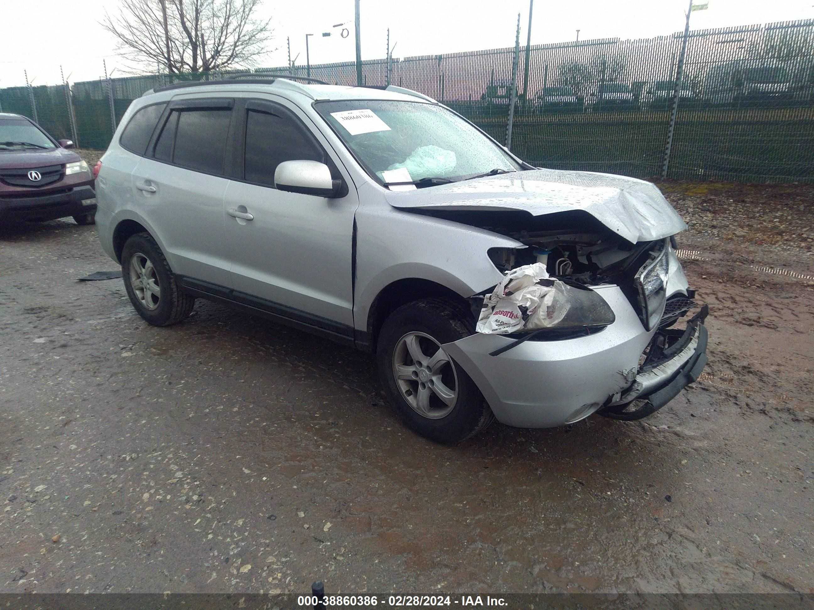 HYUNDAI SANTA FE 2007 5nmsg73d77h067118